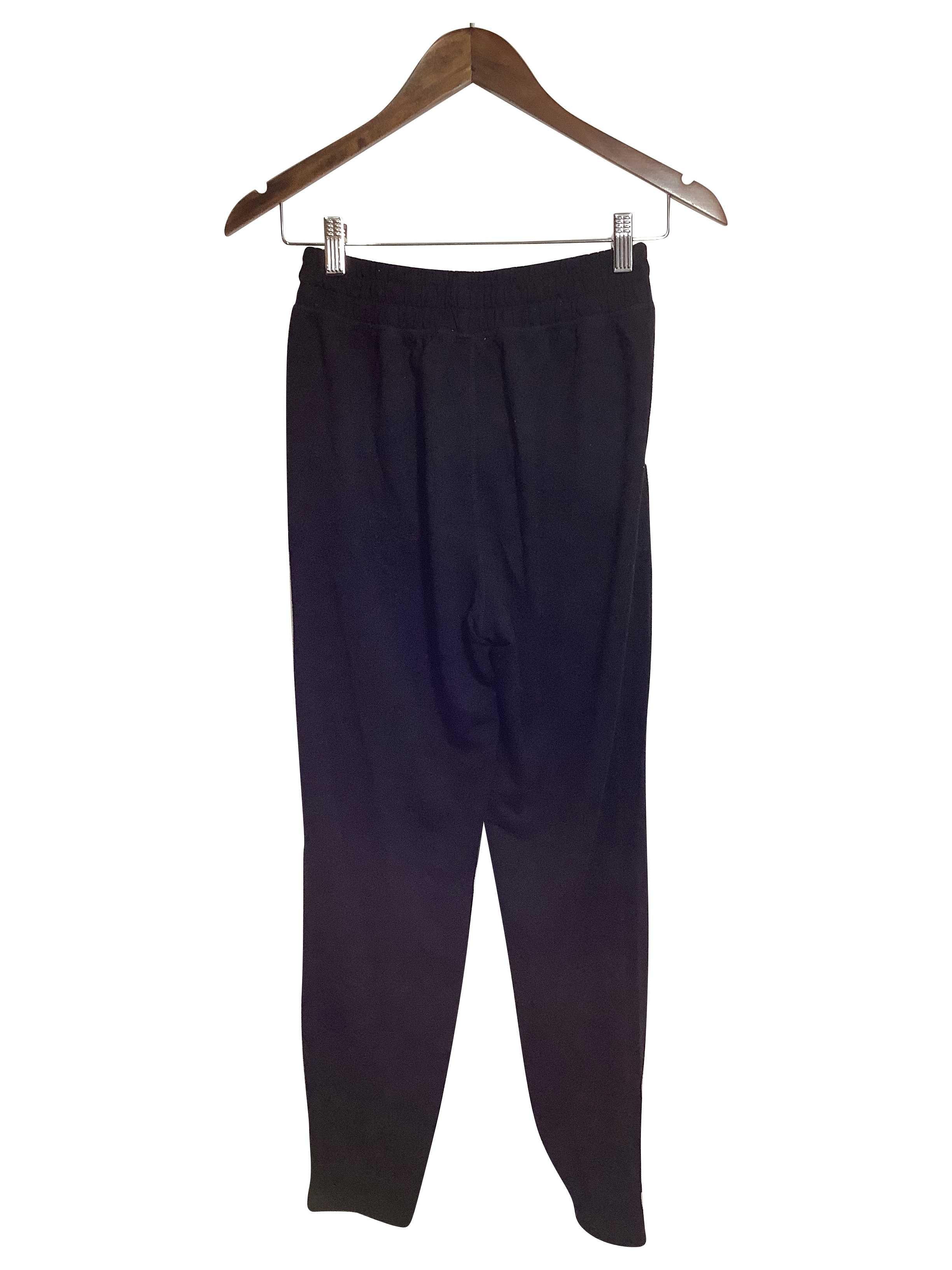 FOREVER 21 Stylish Regular Fit Black Jogging Pants - Size XS