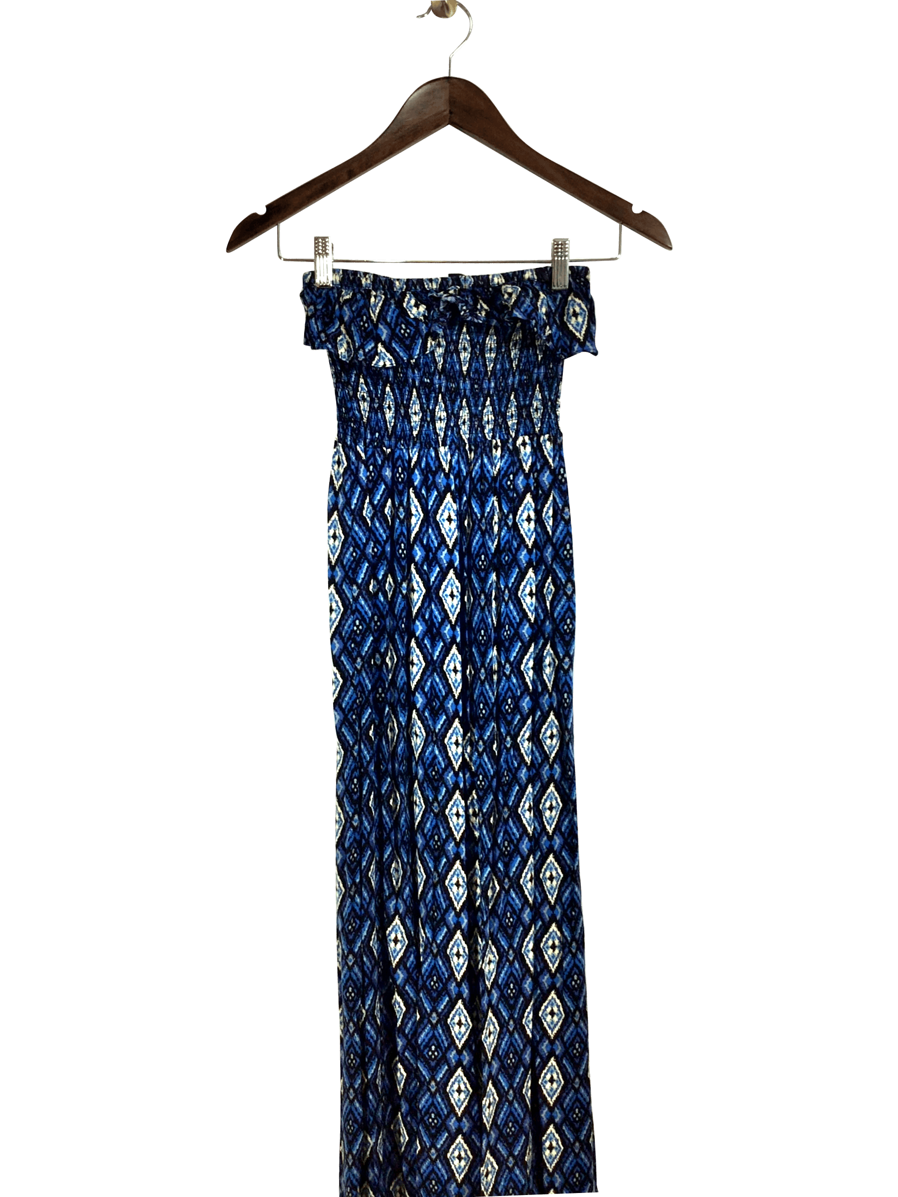 FOREVER 21 Stunning Blue Regular Fit Maxi Dress - Size S