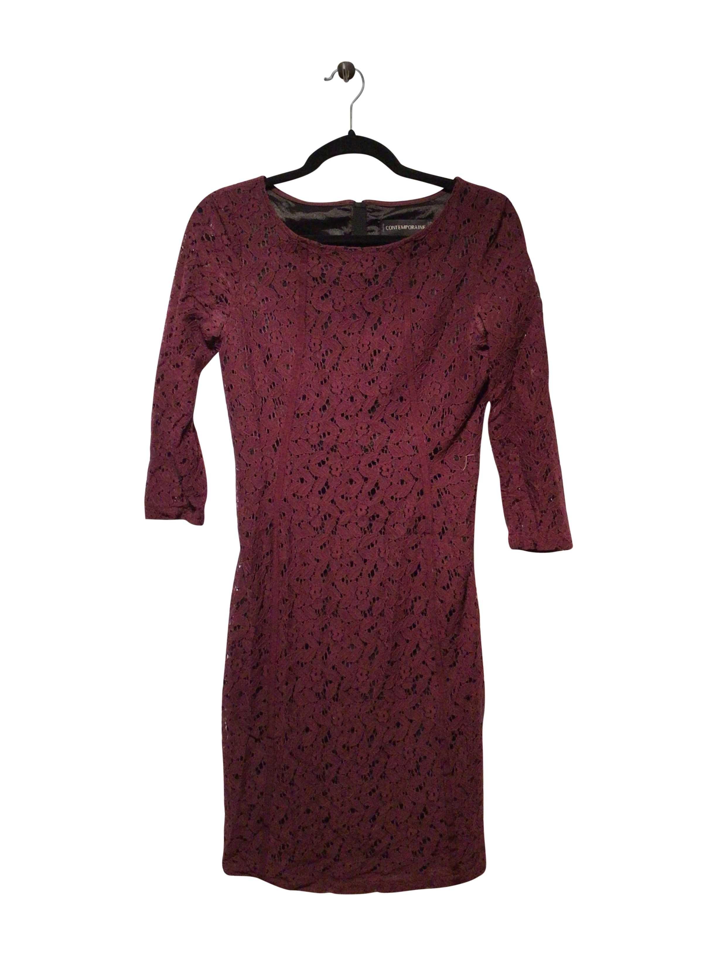 Gorgeous CONTEMPORAINE Regular Fit Red Midi Dress - Size XS