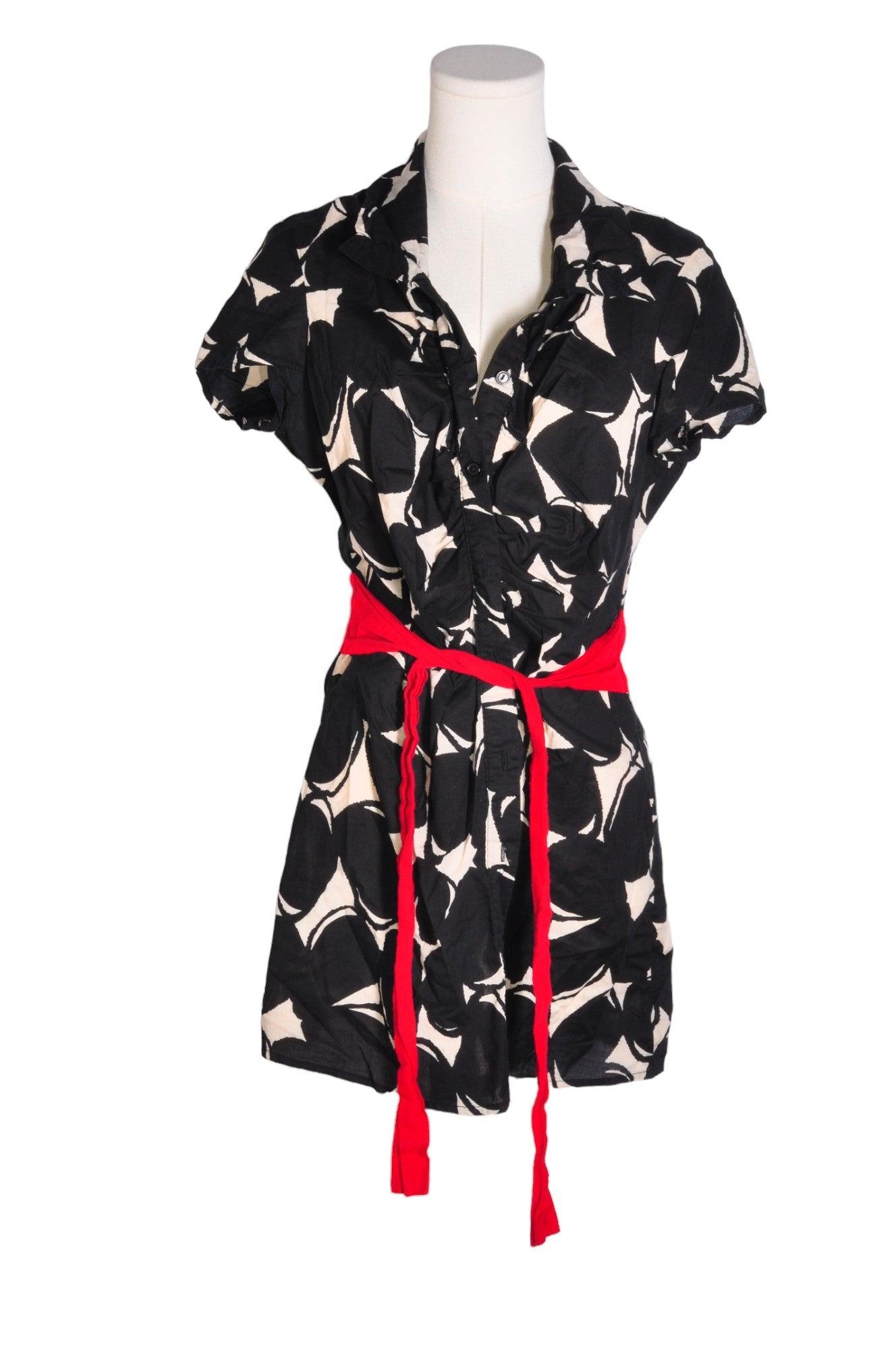 CHARLOTTE RUSSE Stylish Women's Black Wrap Dress - Regular Fit, Size L