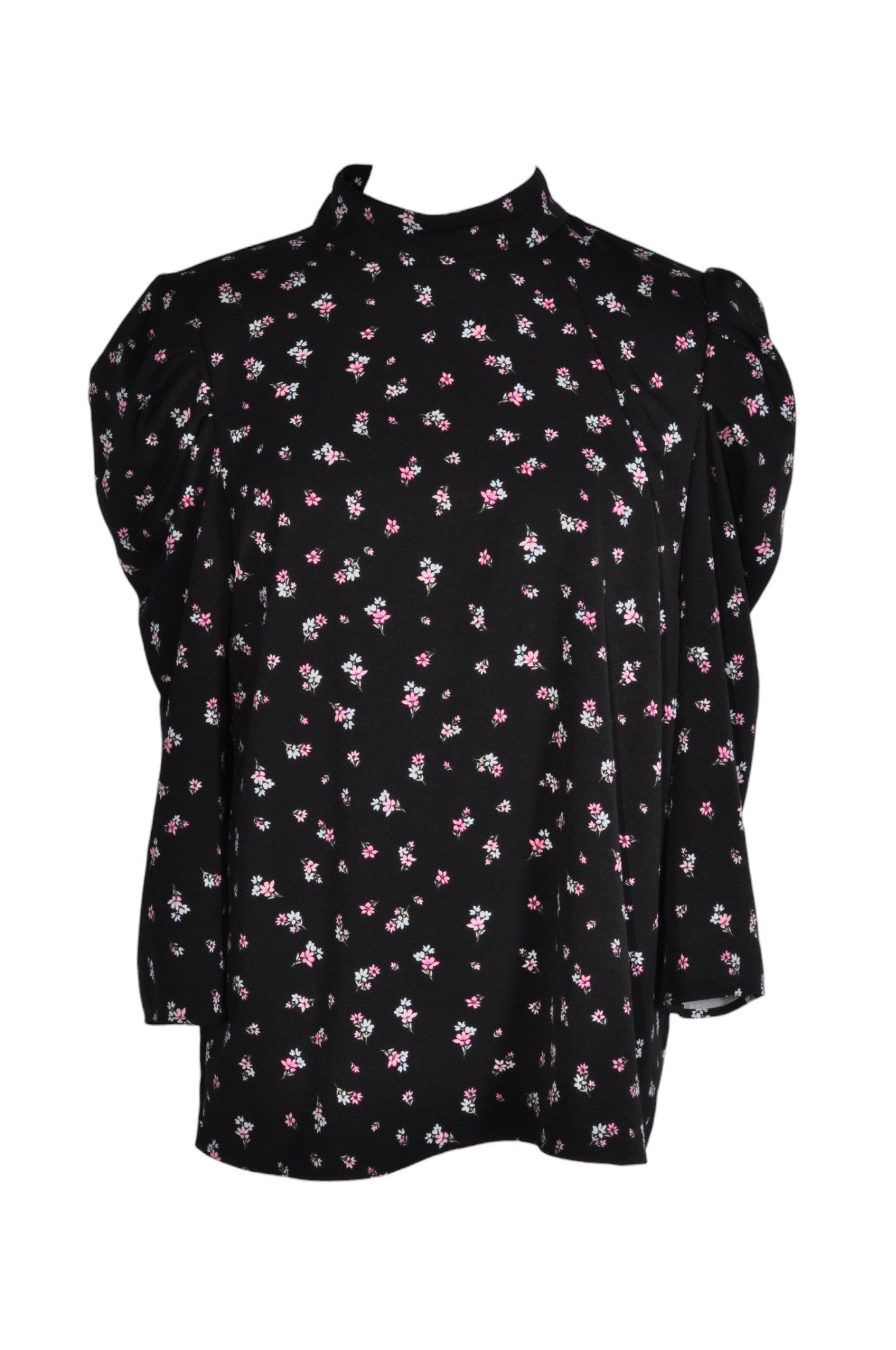 CECE Stylish Women's Regular-Fit Black Blouse - Size M