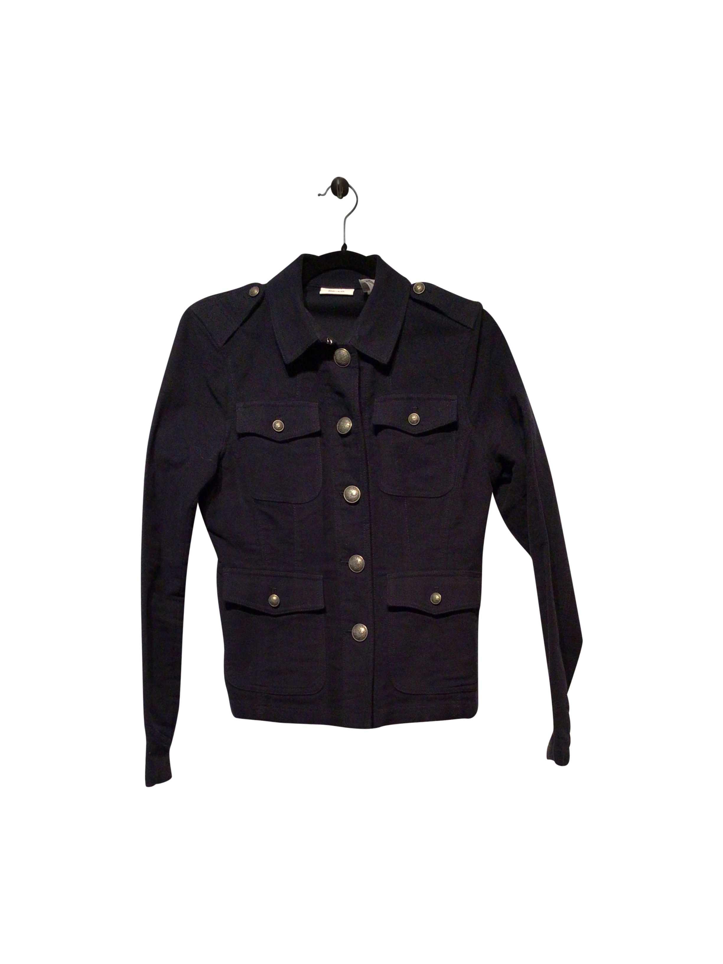 LIZ & CO. Stylish Regular Fit Second - hand Blue Jacket - Size S
