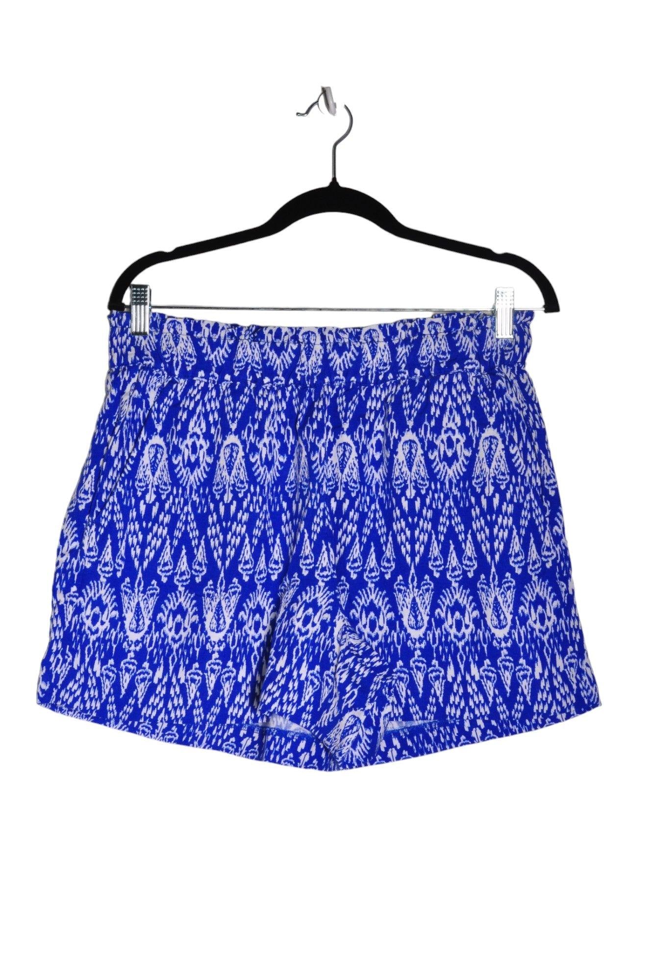 LOFT Stylish Women's Classic Blue Regular-Fit Shorts - Size M