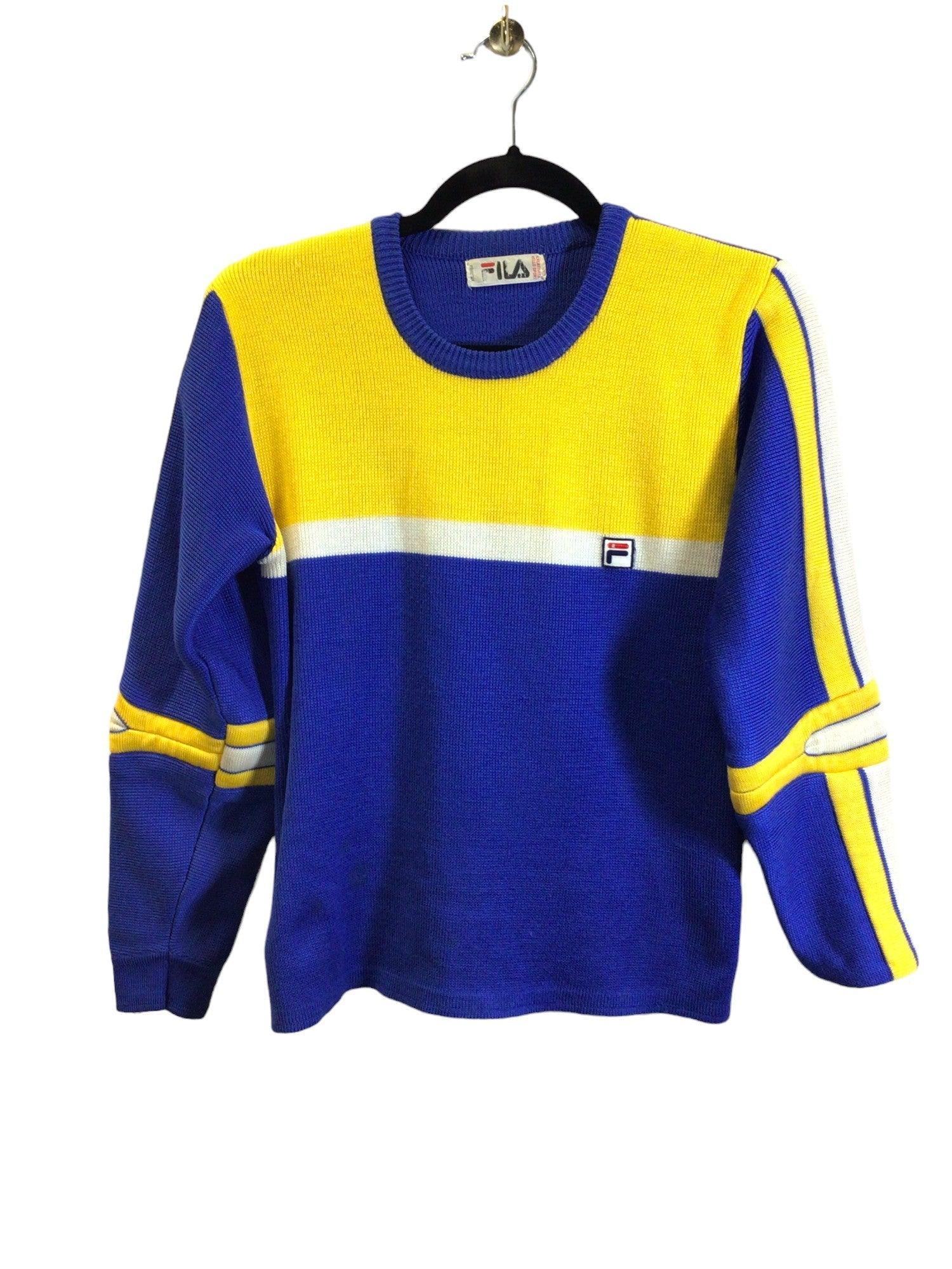 FILA Stylish Women's Blue Regular Fit Sweaters - Size M