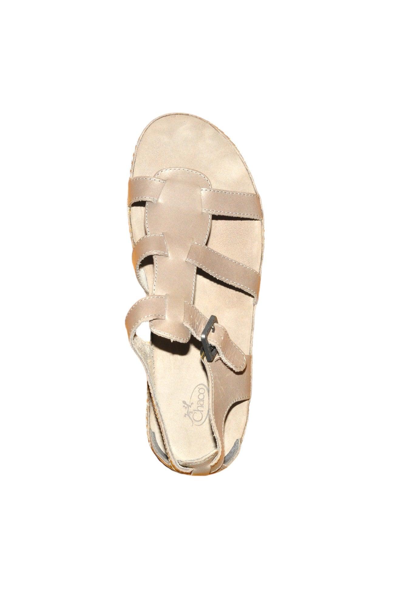 CHACO Stylish Women's Gray Sandals with Regular Fit - Size 9