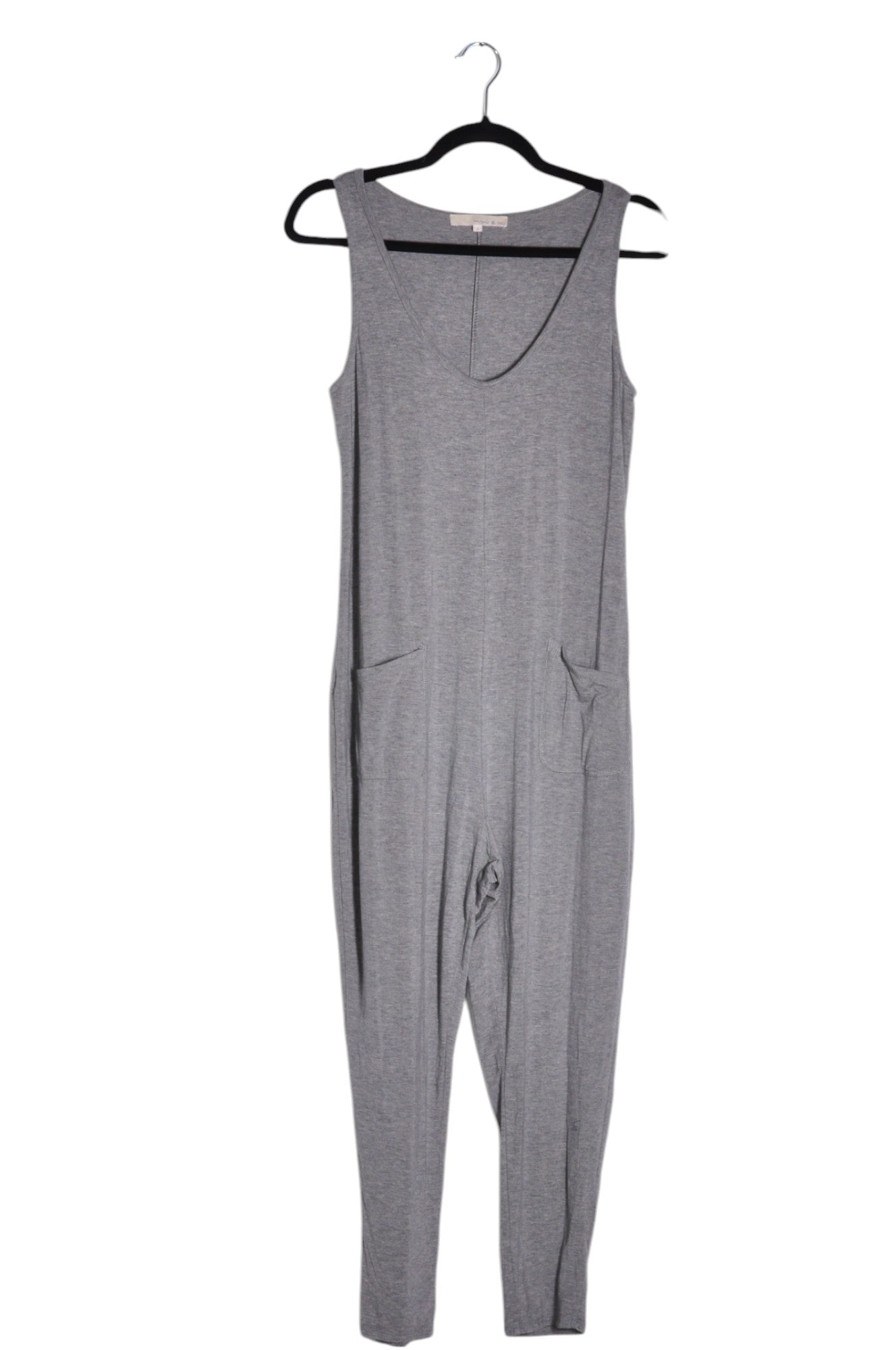 MONK & LOU Stylish Women's Gray Regular-Fit Jumpsuit - Size S
