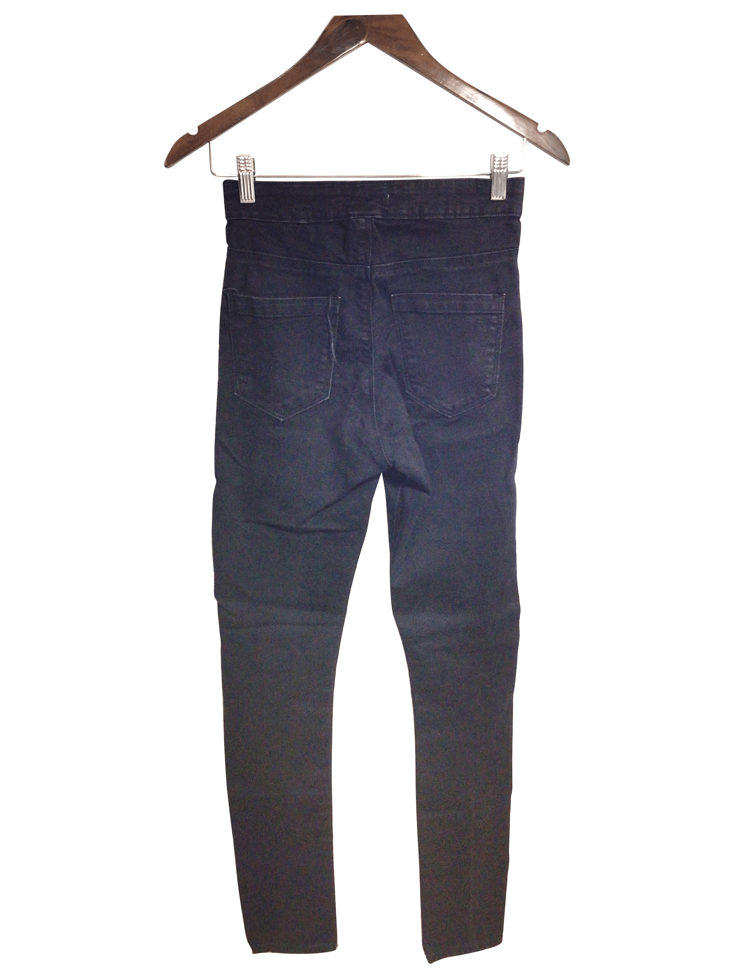 FOREVER 21 Stylish Women's Black Regular Fit Straight-Legged Jeans Size 2