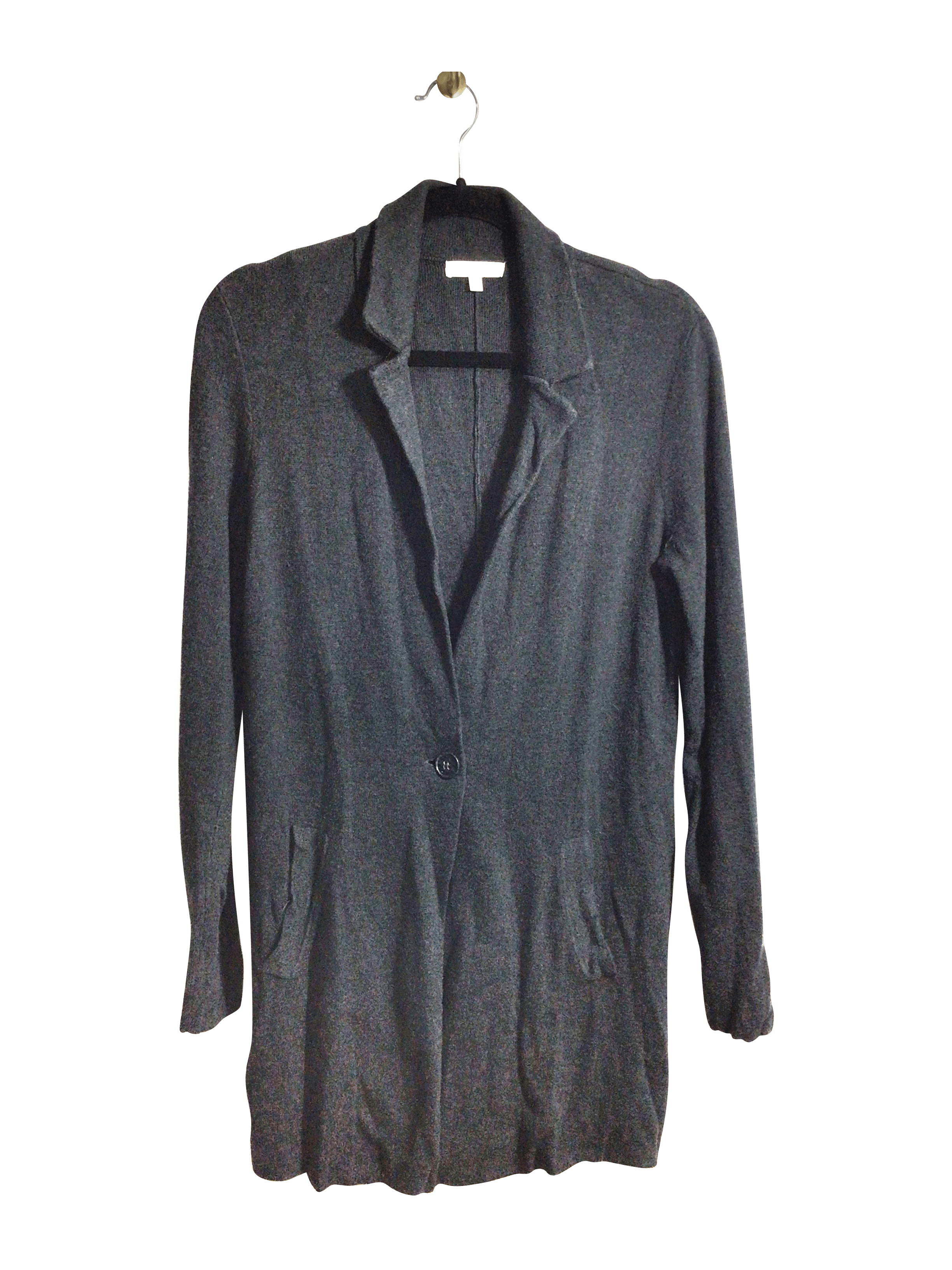 Stylish CAMBER & GRACE Gray Regular Fit Women's Cardigan - Size M
