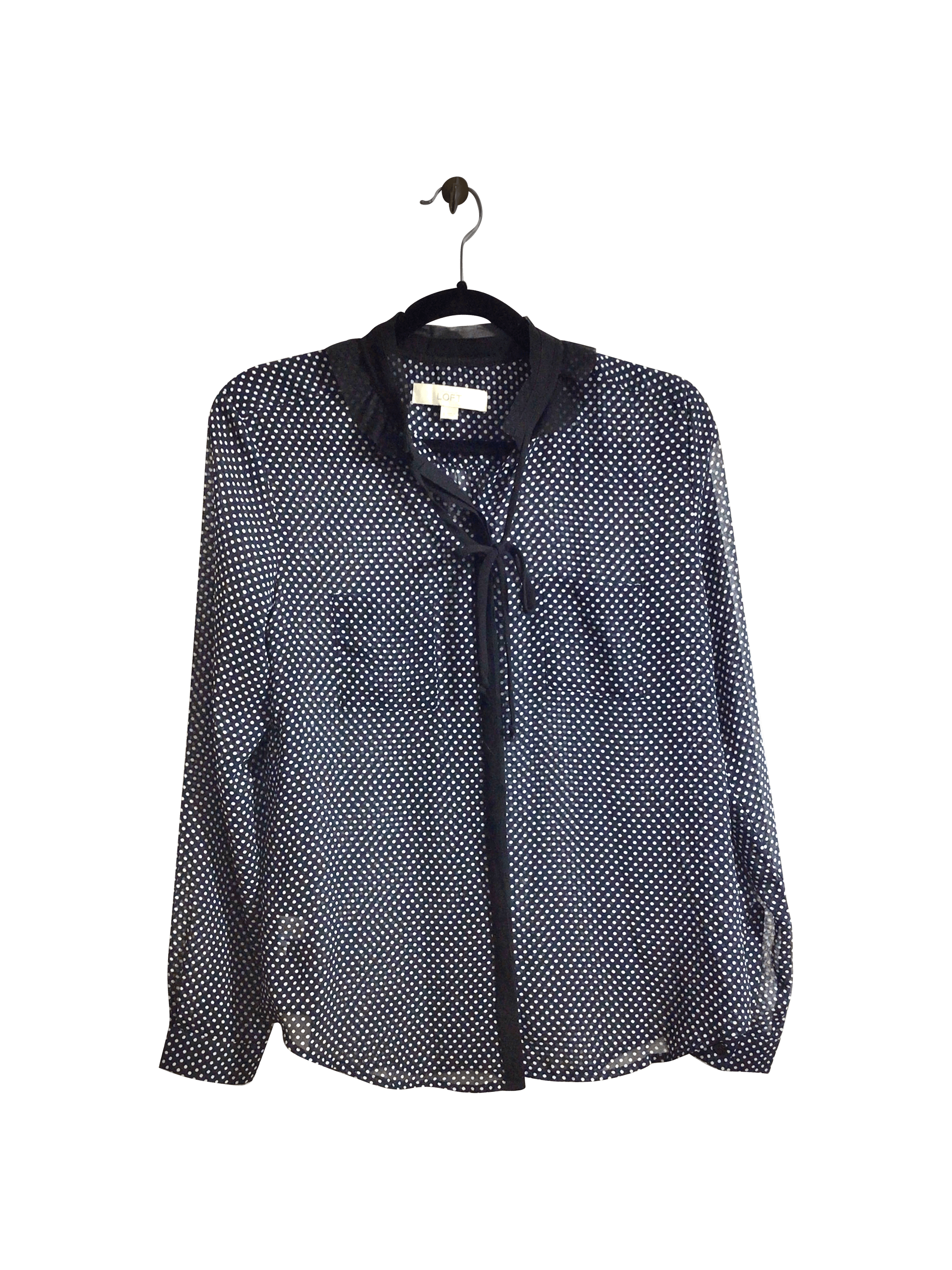 Stylish LOFT Women's Regular Fit Blue Blouse - Size S