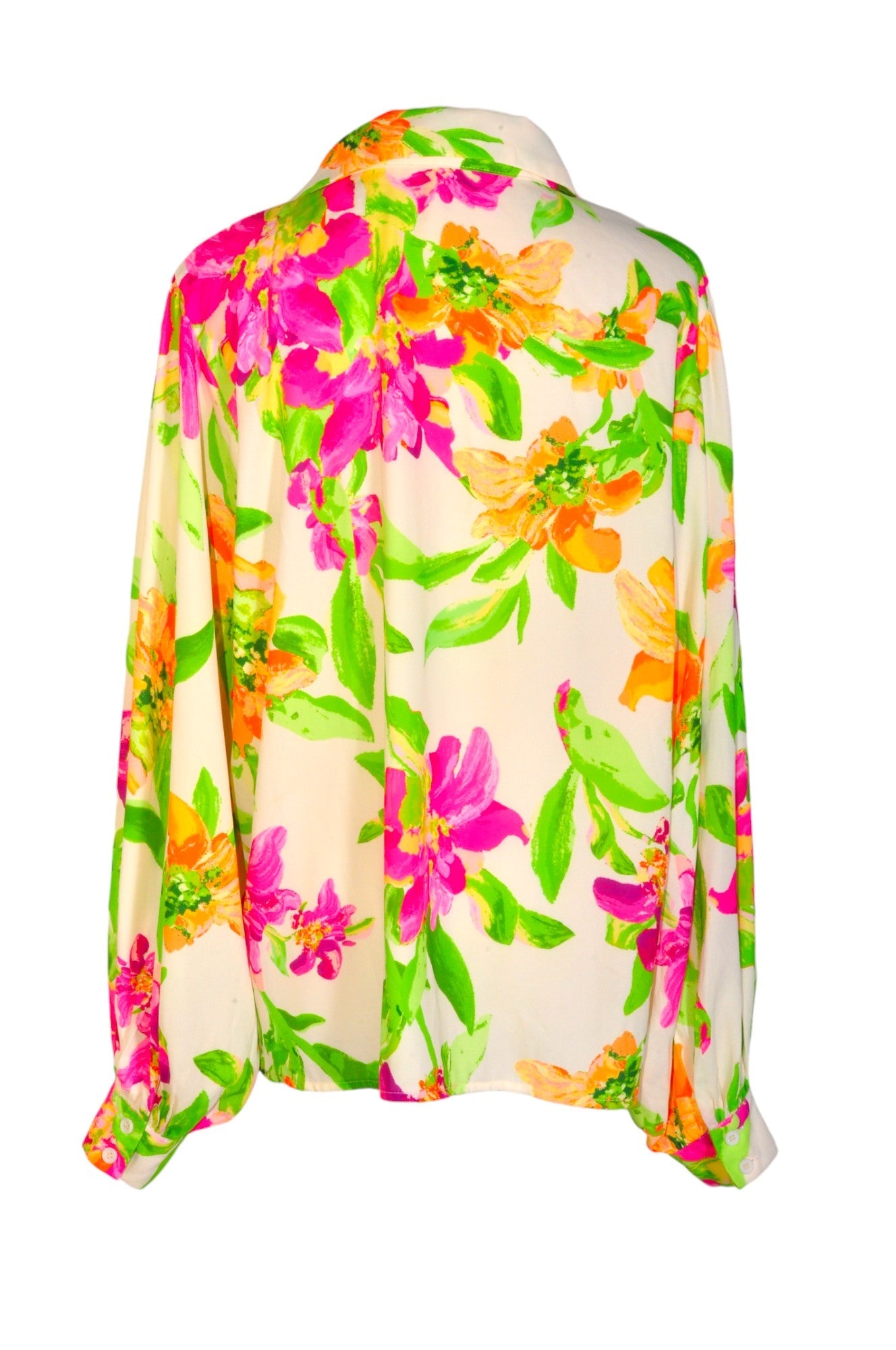 FLYING TOMATO Stylish Women's Green Regular-Fit Blouse - Size L