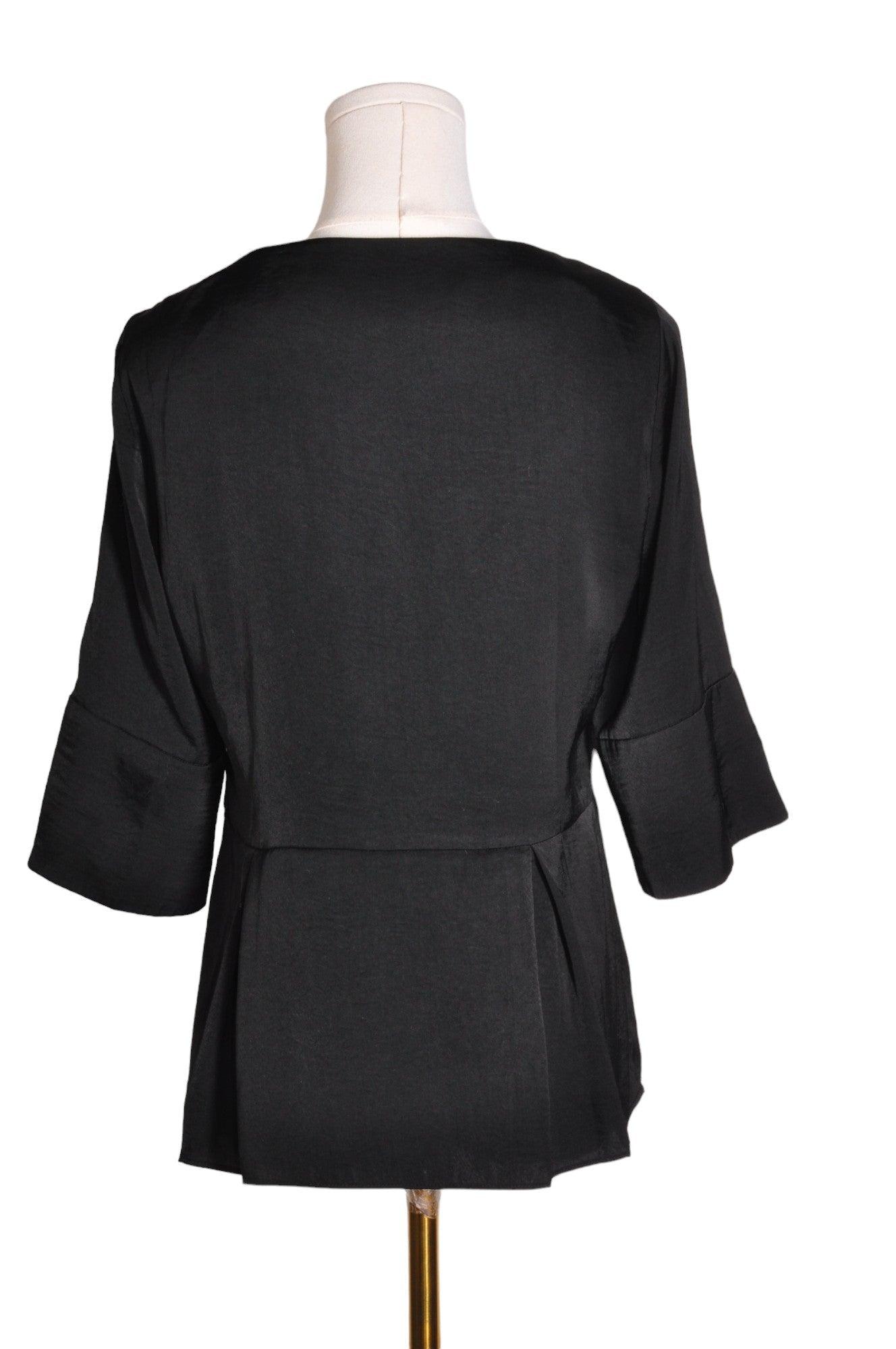Stylish CONTEMPORAINE Women's Regular-Fit Black Blouses - Size XS