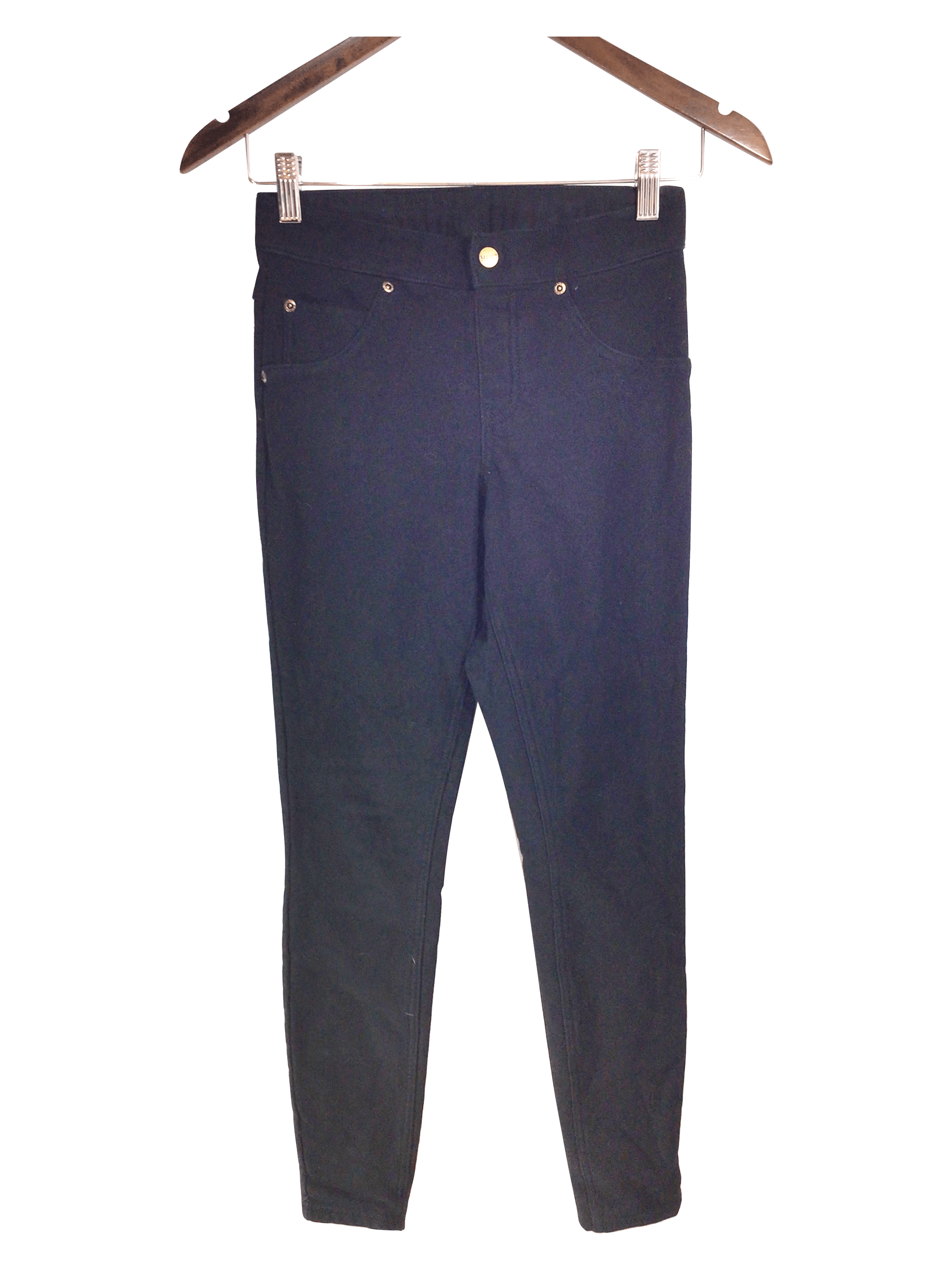 Stylish HUE Women's Black Regular-Fit Straight-Legged Jeans - Size XS