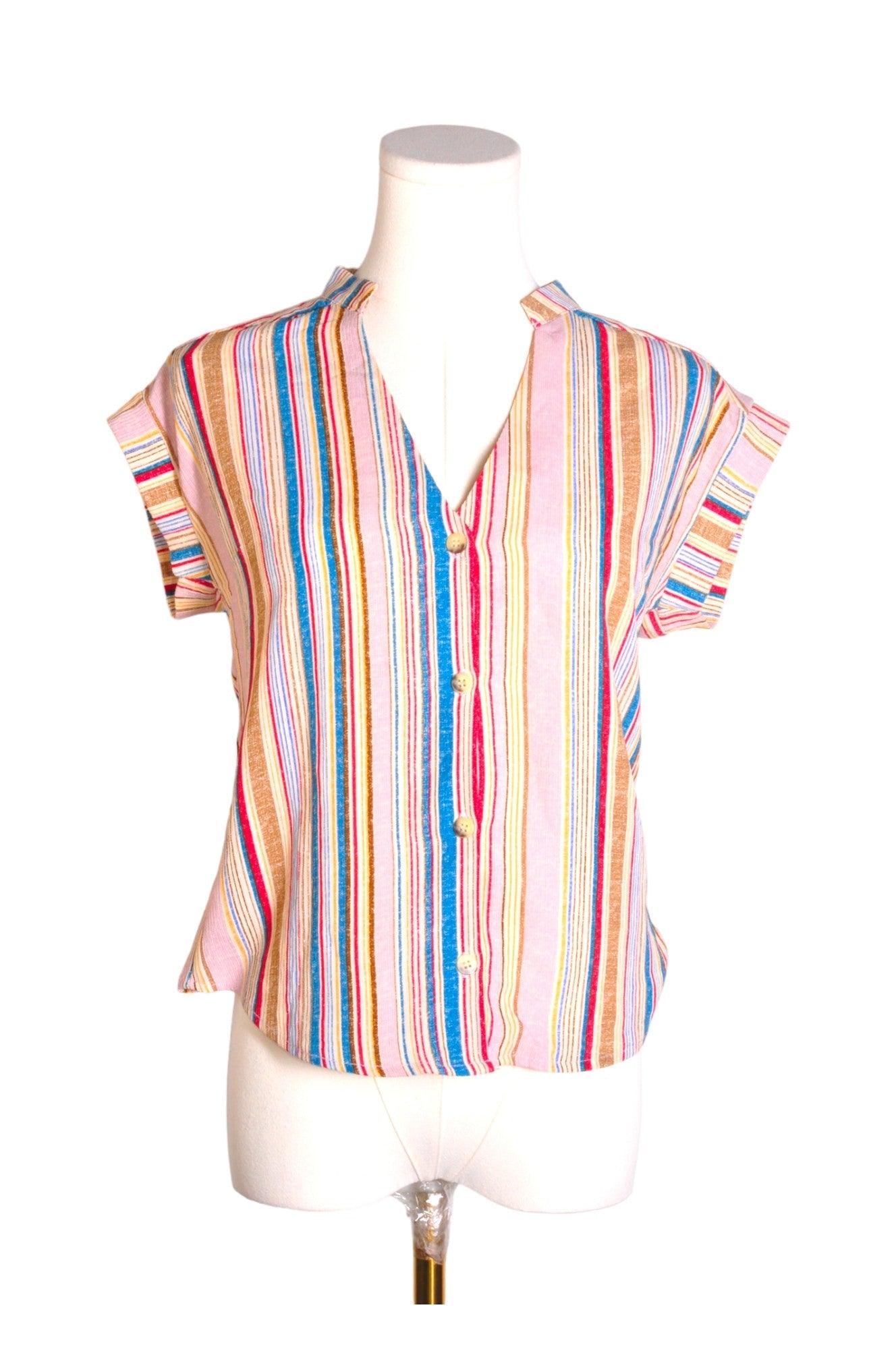 MONTEAU Stylish Pink Regular - fit Women Blouses in Size S