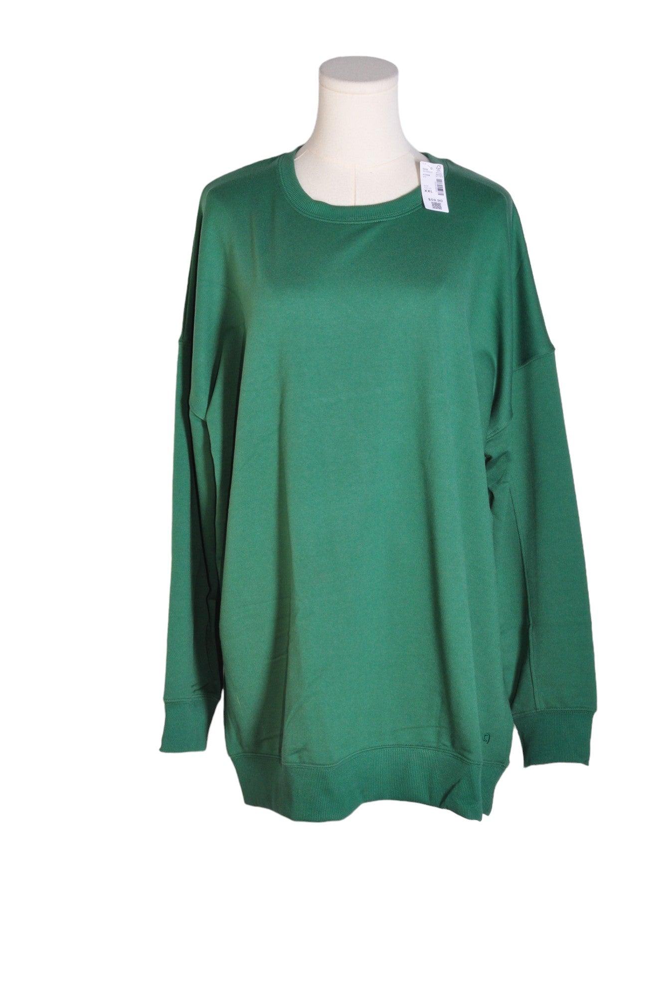 Stylish HYBA Green XXL Regular Fit Women's Sweaters