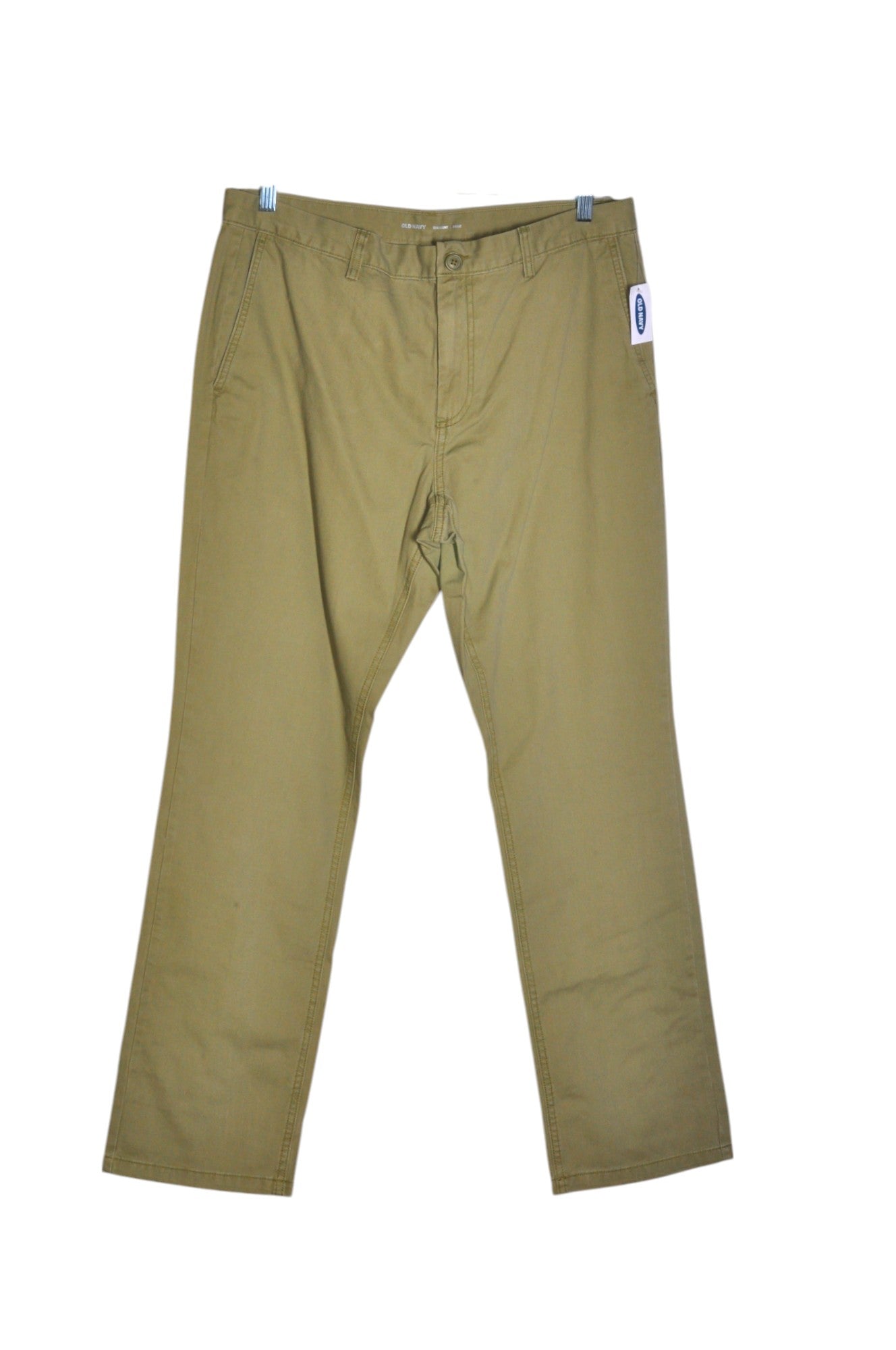 Stylish OLD NAVY Women's Green Regular Fit Work Pants - Size 36