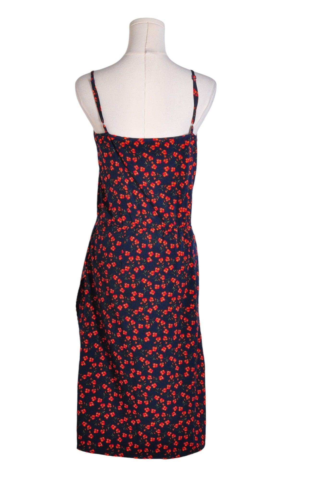 MONK & LOU Stylish Women's Blue Regular Fit & Flare Dress - Size S