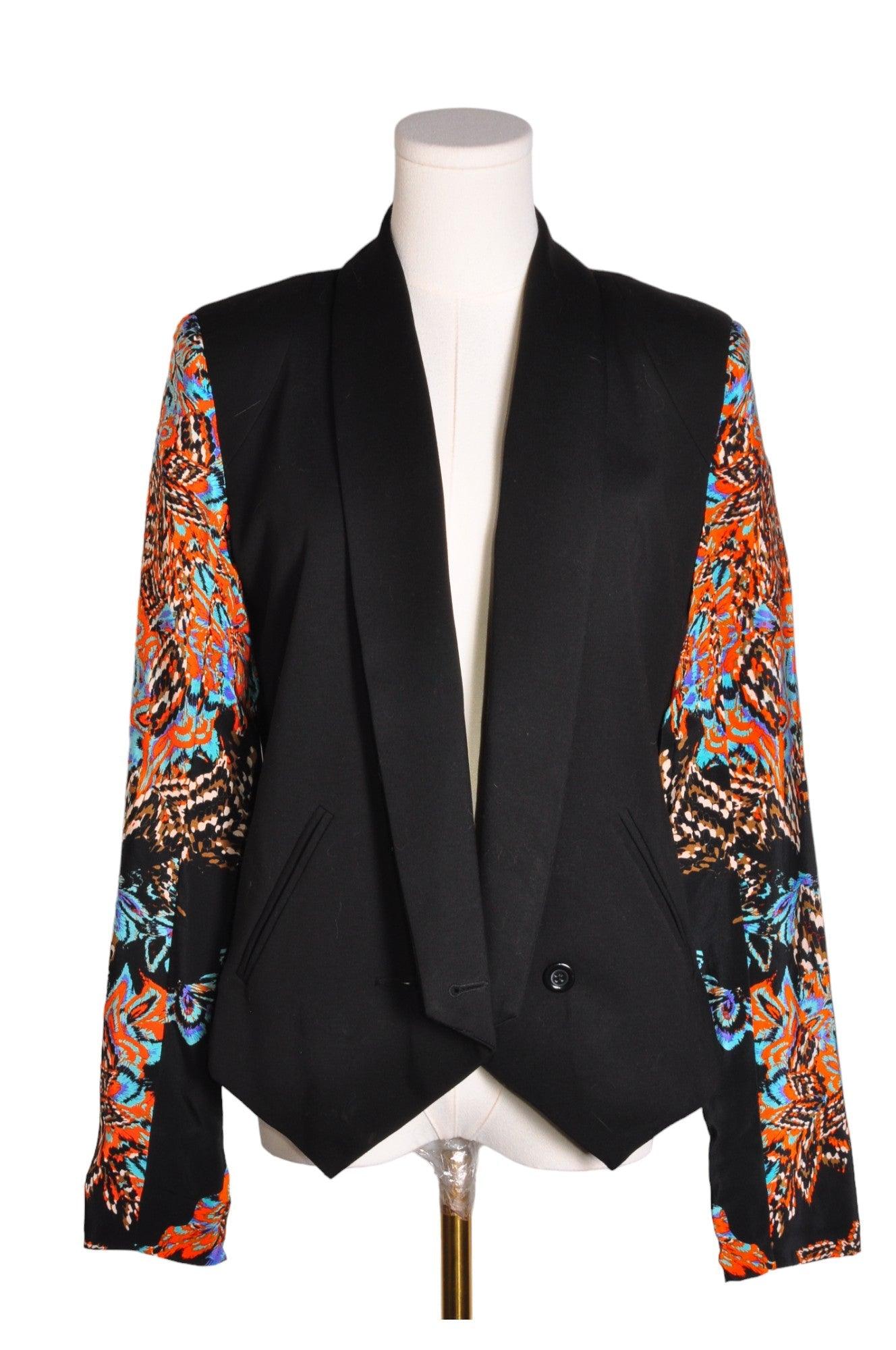 CYNTHIA VINCENT Stylish Regular Fit Black Blazer - Size 6