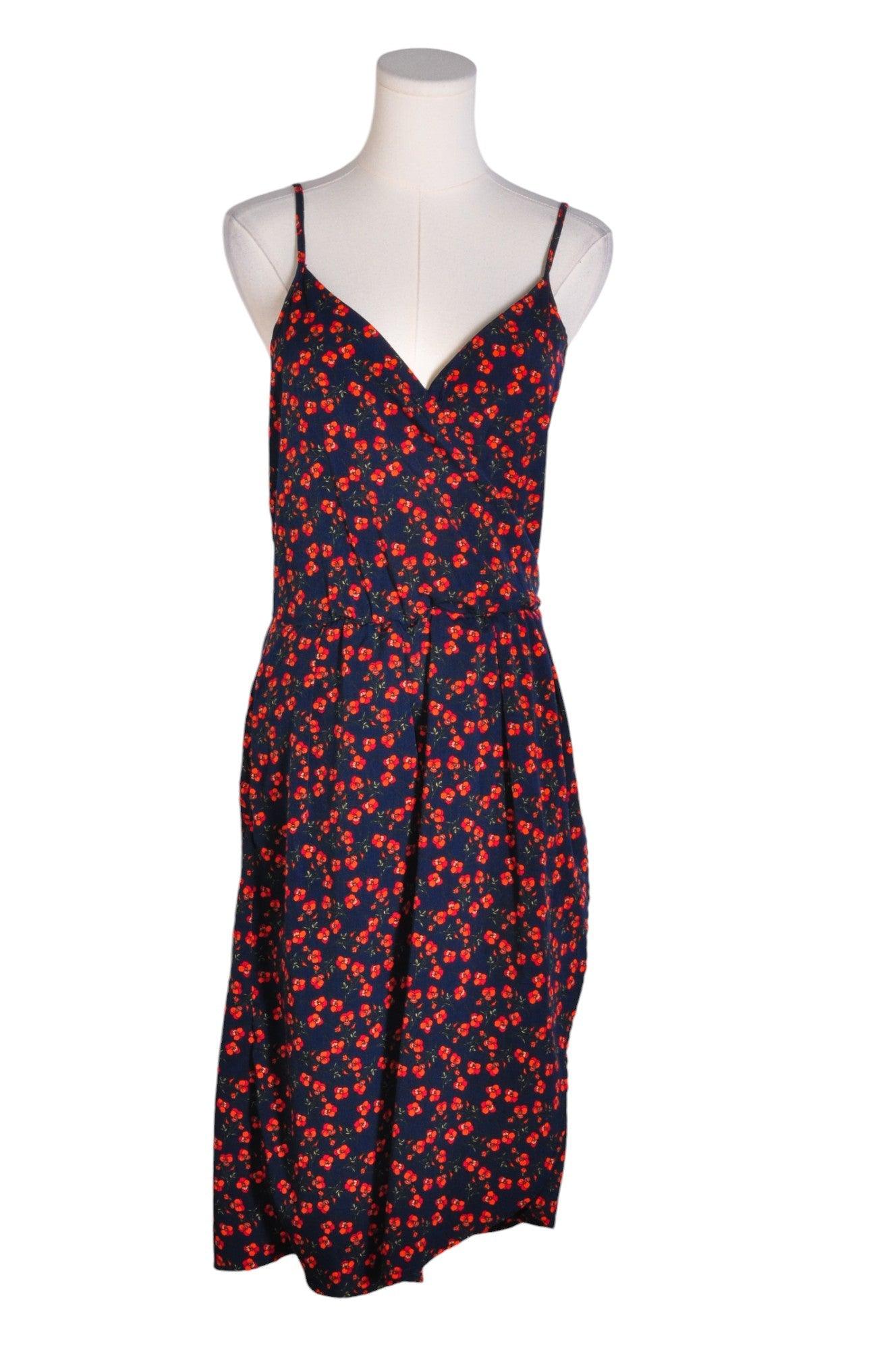 MONK & LOU Stylish Women's Blue Regular Fit & Flare Dress - Size S