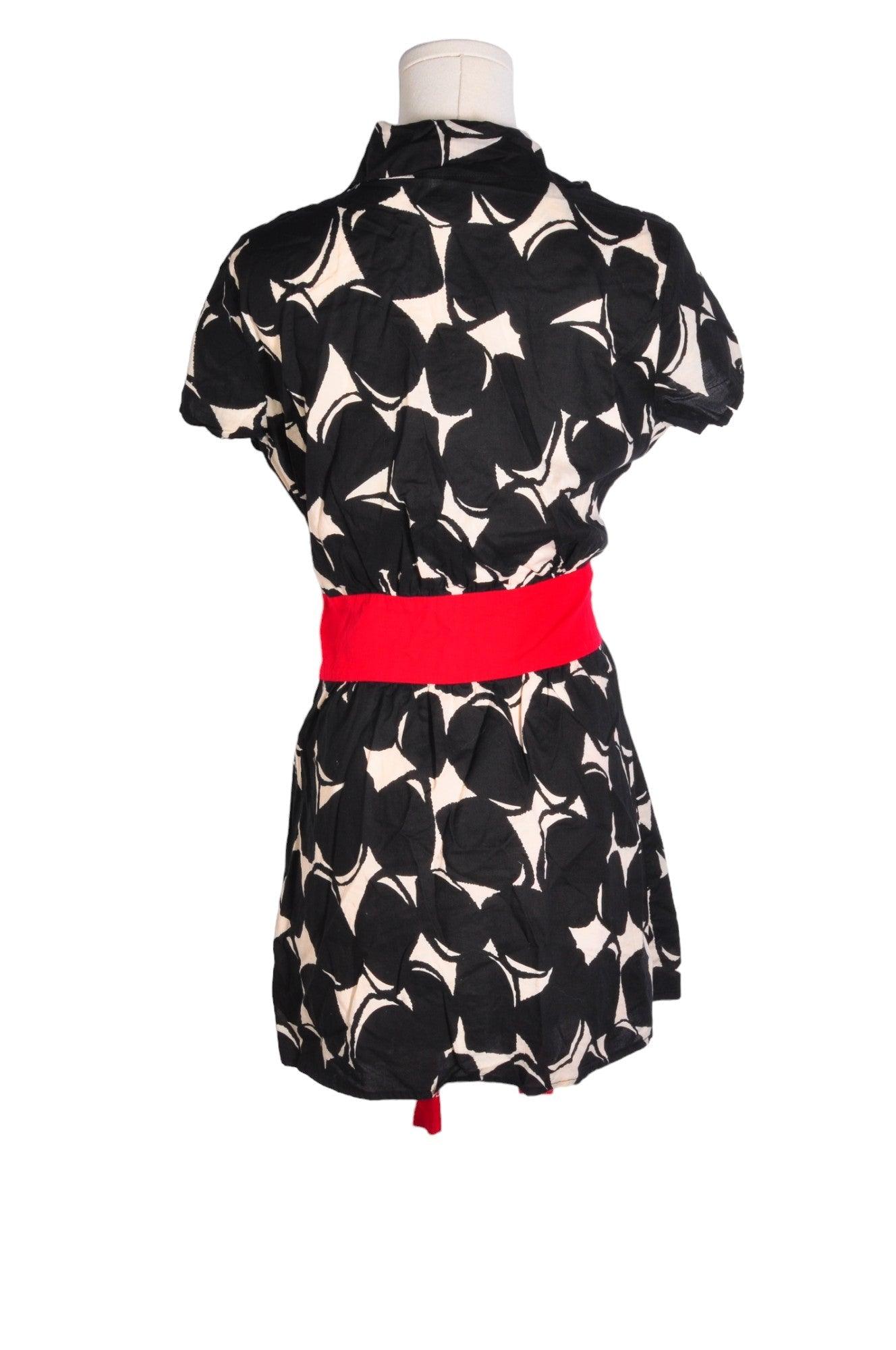 CHARLOTTE RUSSE Stylish Women's Black Wrap Dress - Regular Fit, Size L