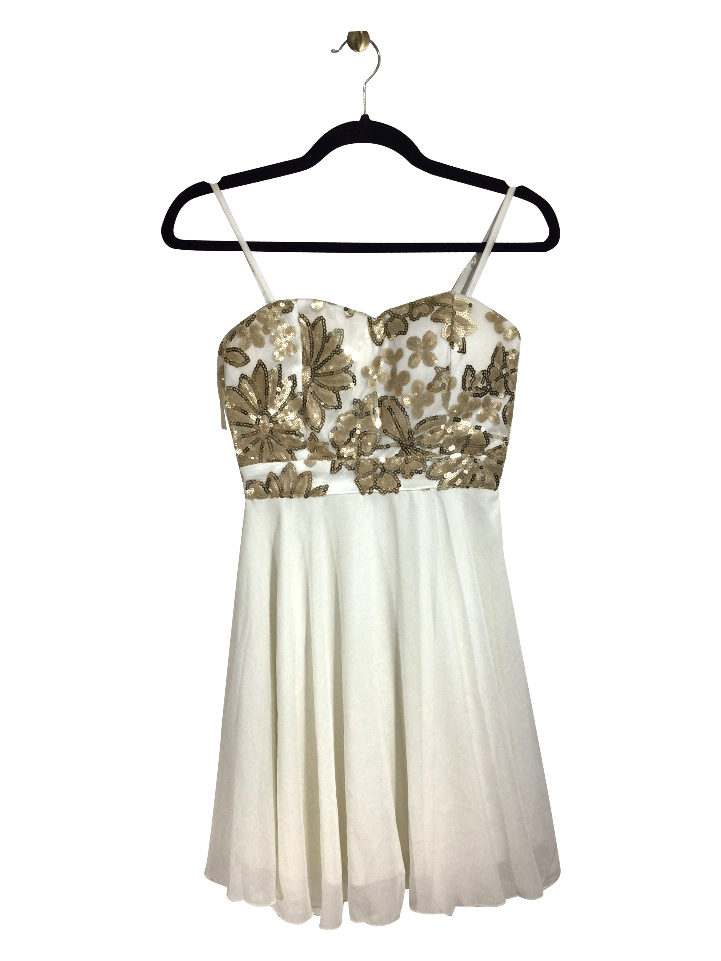PARISIAN COLLECTION Chic Women's White XS Regular Fit Mini Dresses