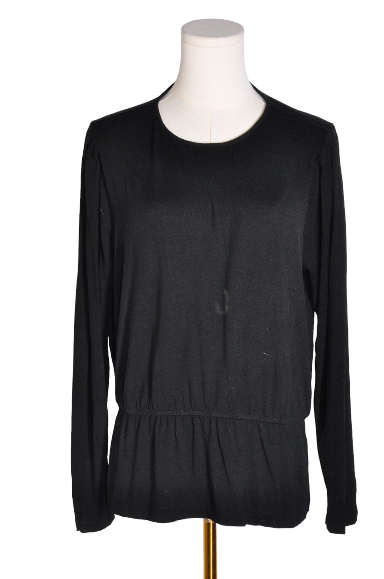 BANANA REPUBLIC Stylish Women's Regular Fit Black Blouse - Size L