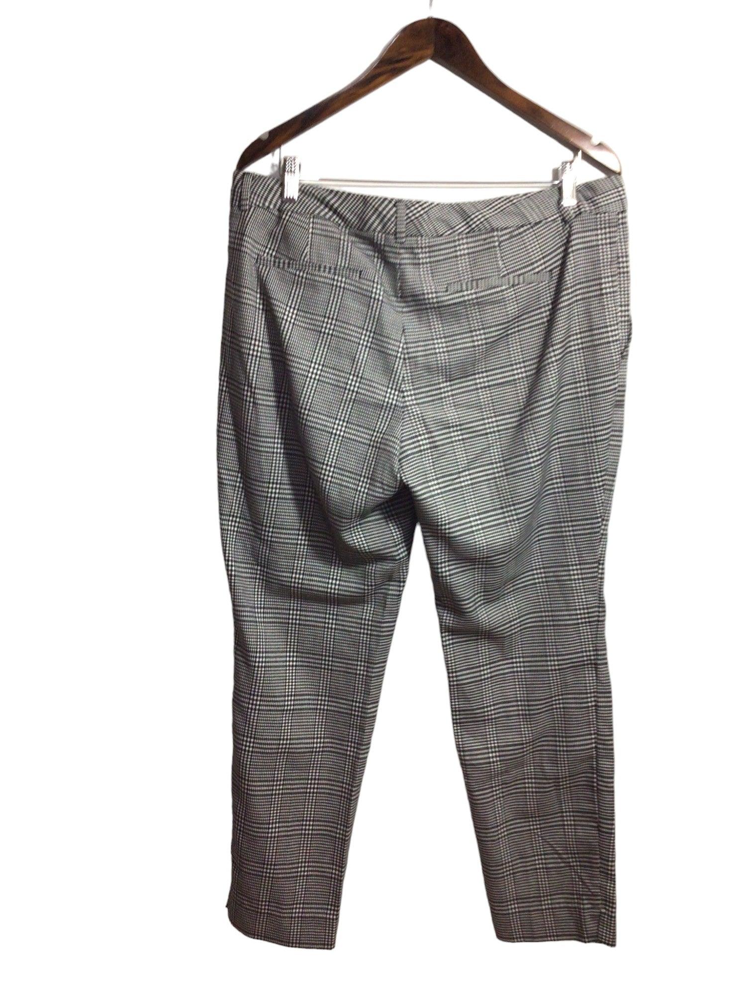 BANANA REPUBLIC Stylish Women's Gray Regular-Fit Work Pants Size 12