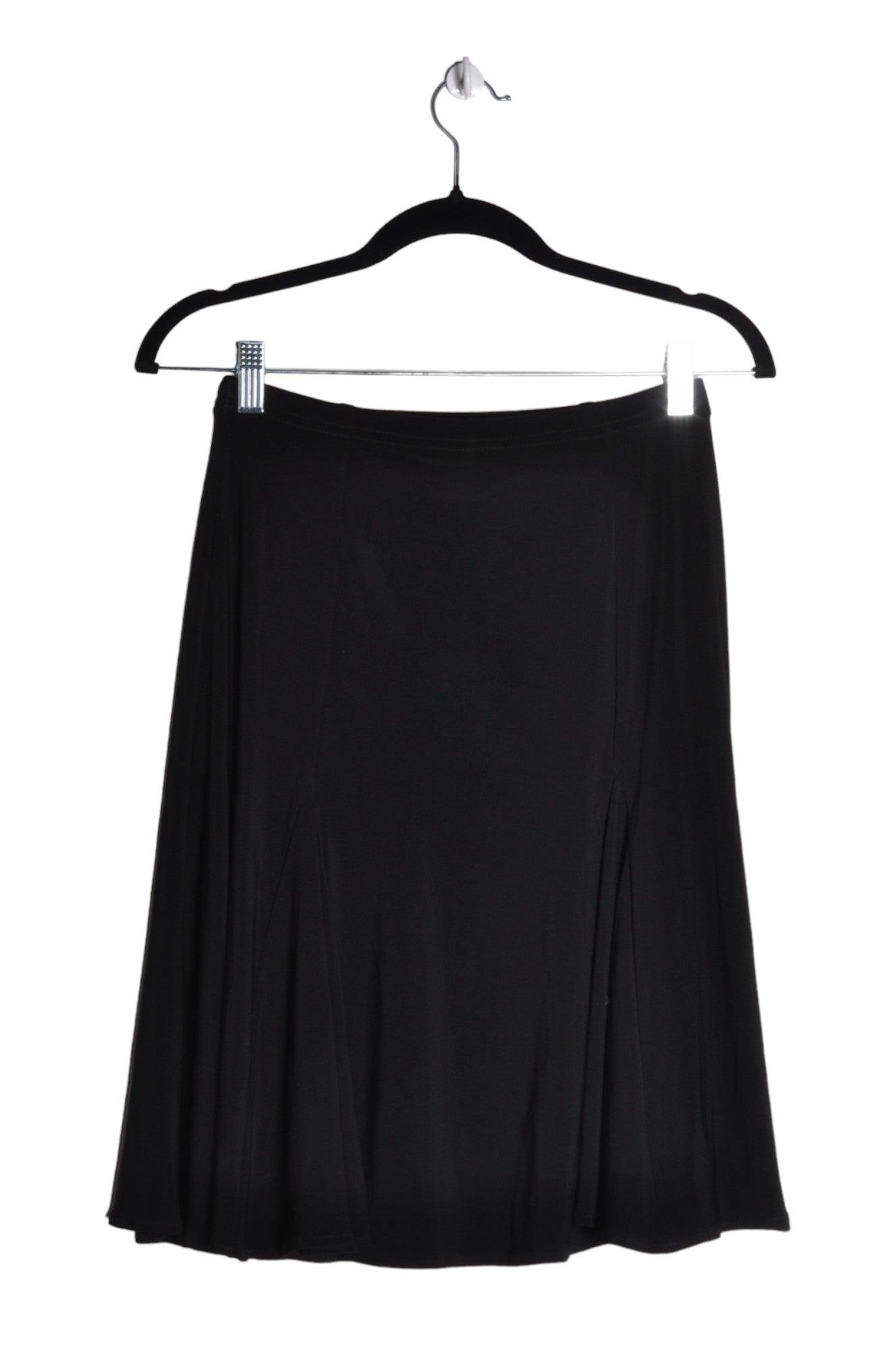 MODE DE VIE Stylish Women's A-Line Regular Fit Black Skirt - Size 4