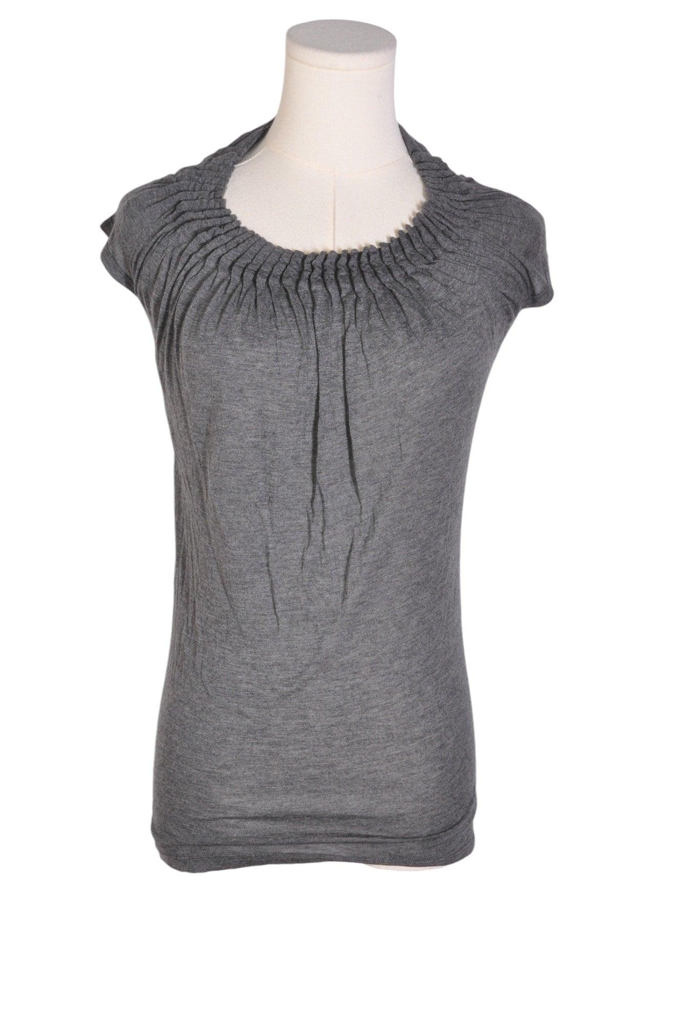 MODA INTERNATIONAL Stylish Second - Hand Women's Gray Regular - Fit Blouses in XS Size