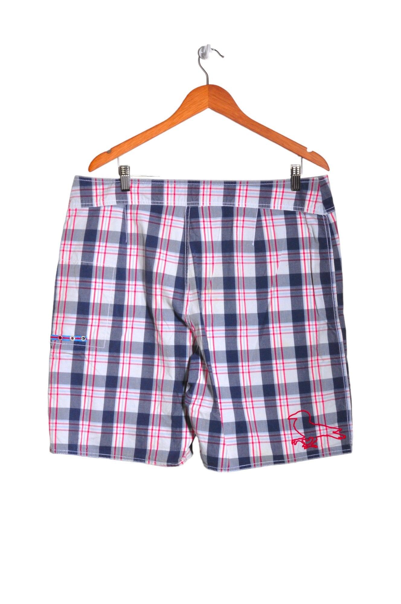 MODERN AMUSEMENT Men's Trendy Pink Regular Fit Board Shorts - Size 36
