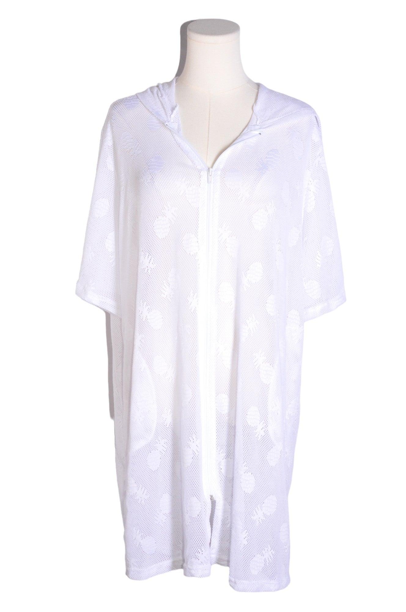 COVER ME Stylish White Regular Fit Women's Sweatshirt - Size L