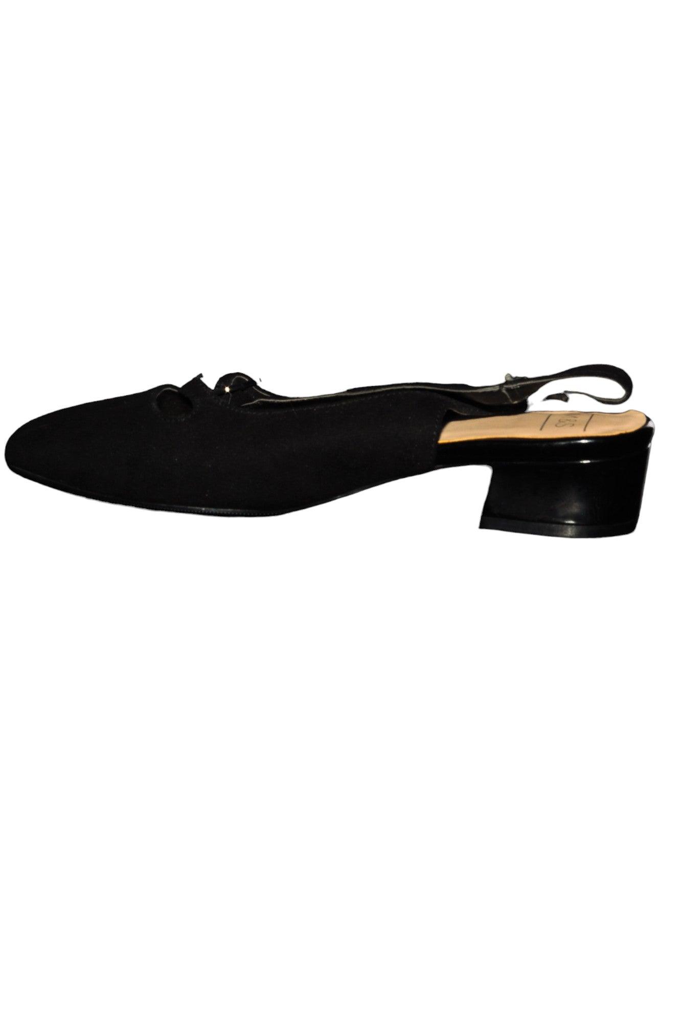 Stylish IN SOLIA Women's Black Regular-Fit Heels Size 7.5