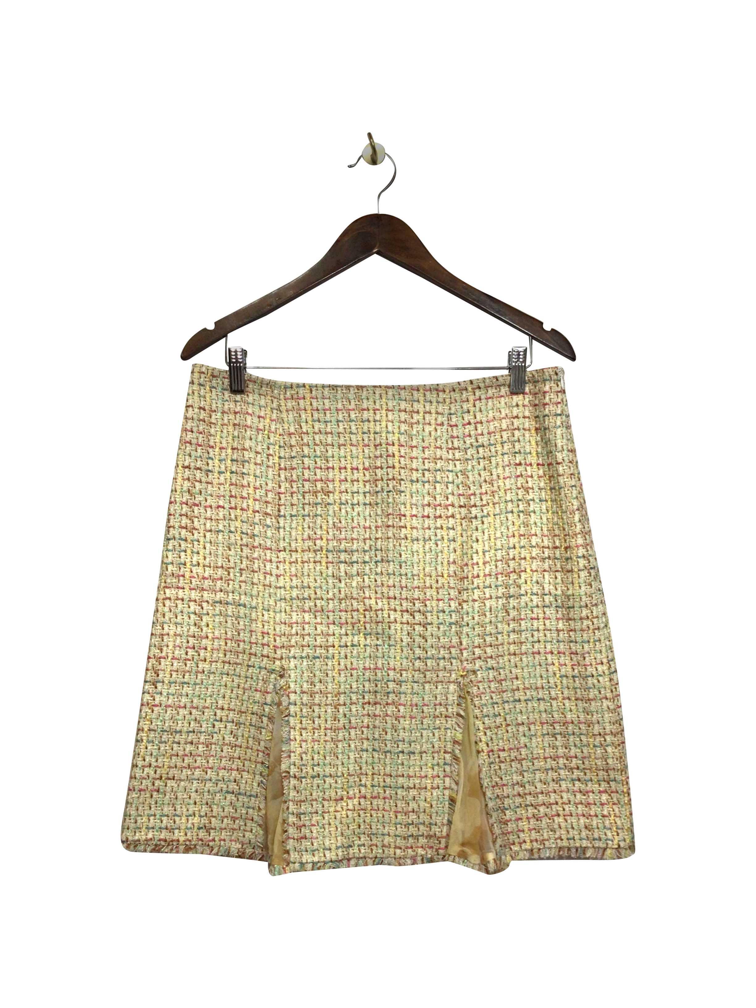 Gorgeous I.C.E. Beige Regular Fit Knee - Length Second - Hand Skirt Size 10