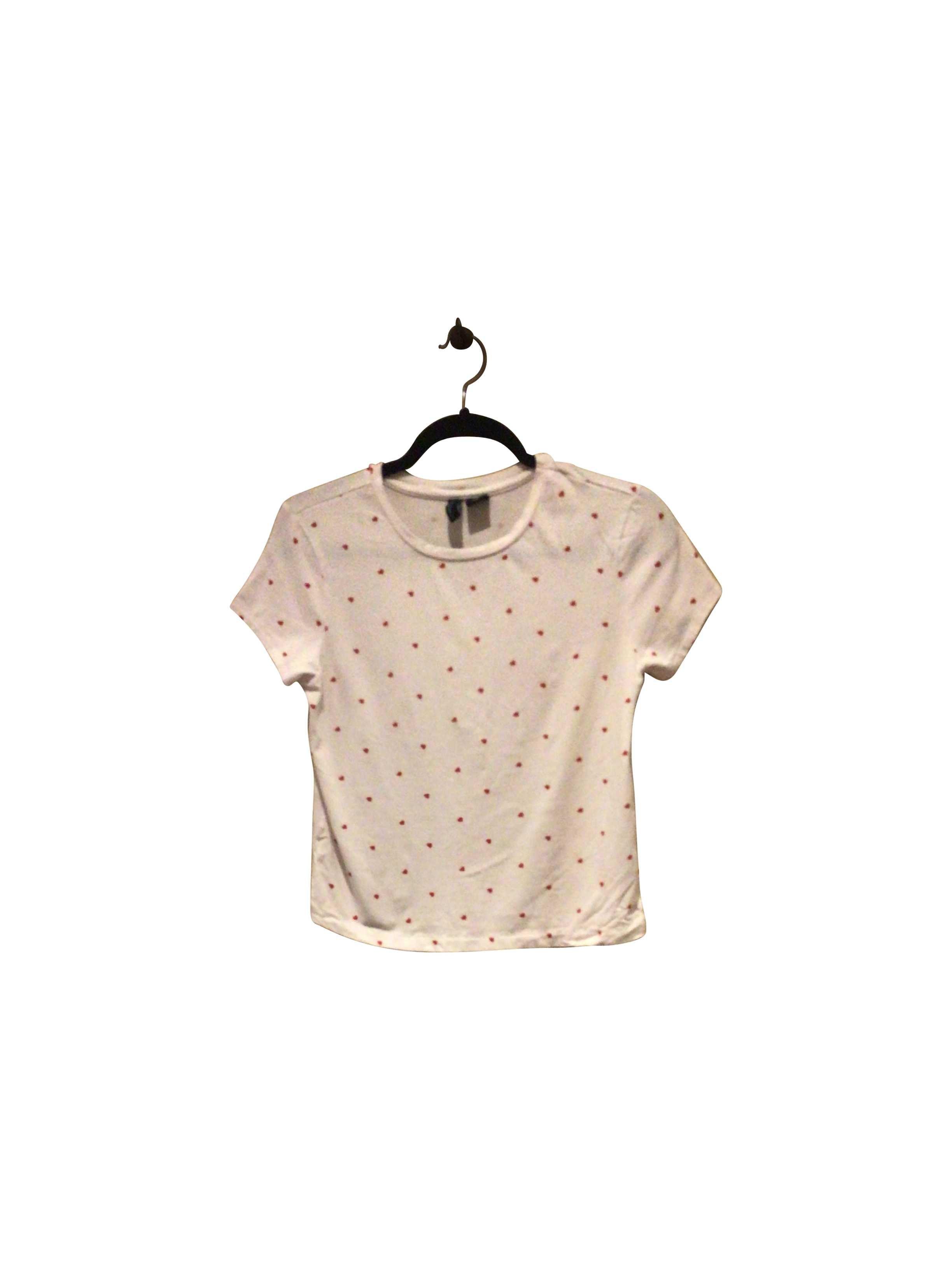 CYNTHIA ROWLEY Stylish Regular Fit White T-shirt - Size S
