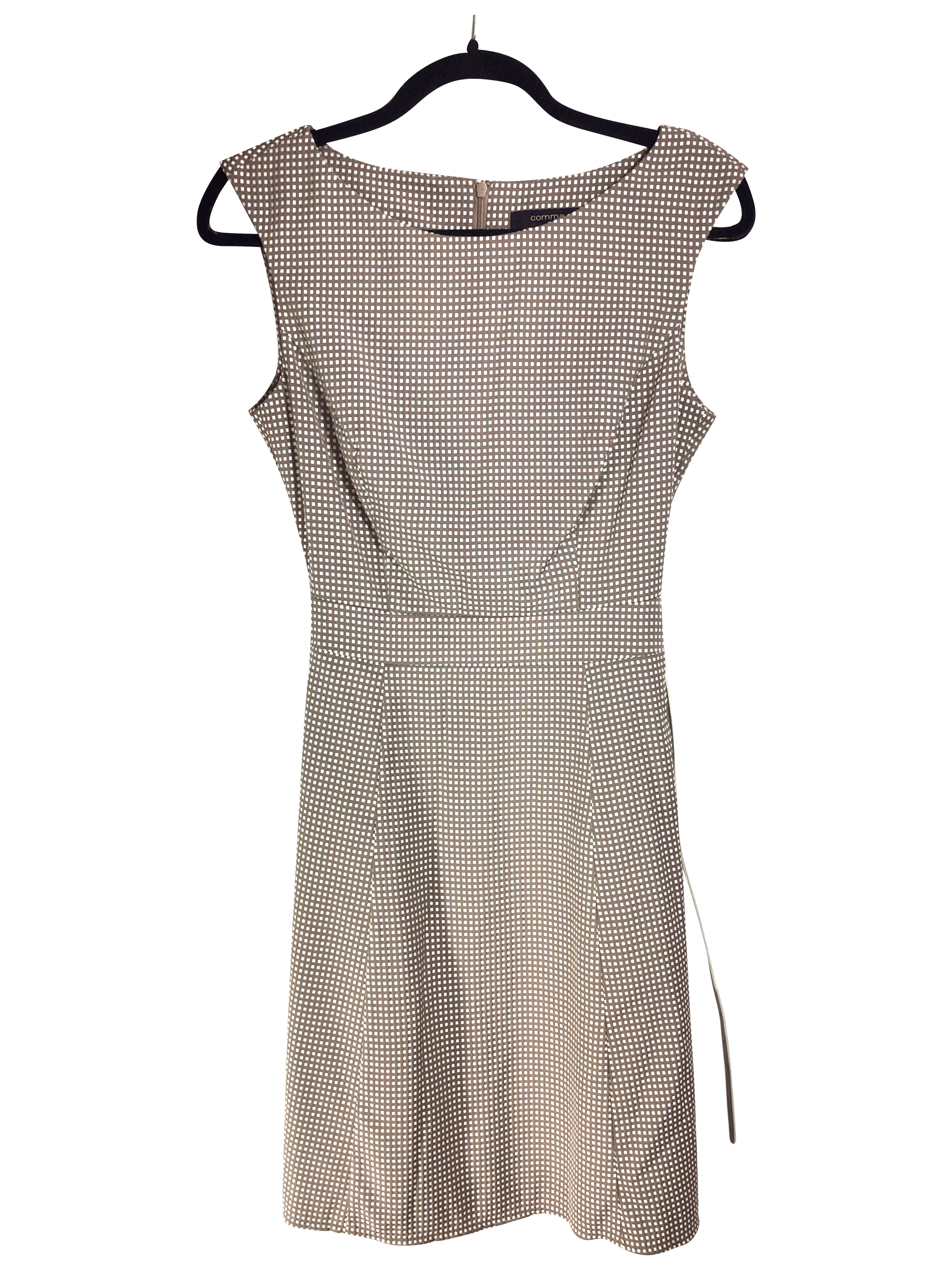 COMMA Stylish Women's Brown Wrap Dress - Regular Fit, Size 34