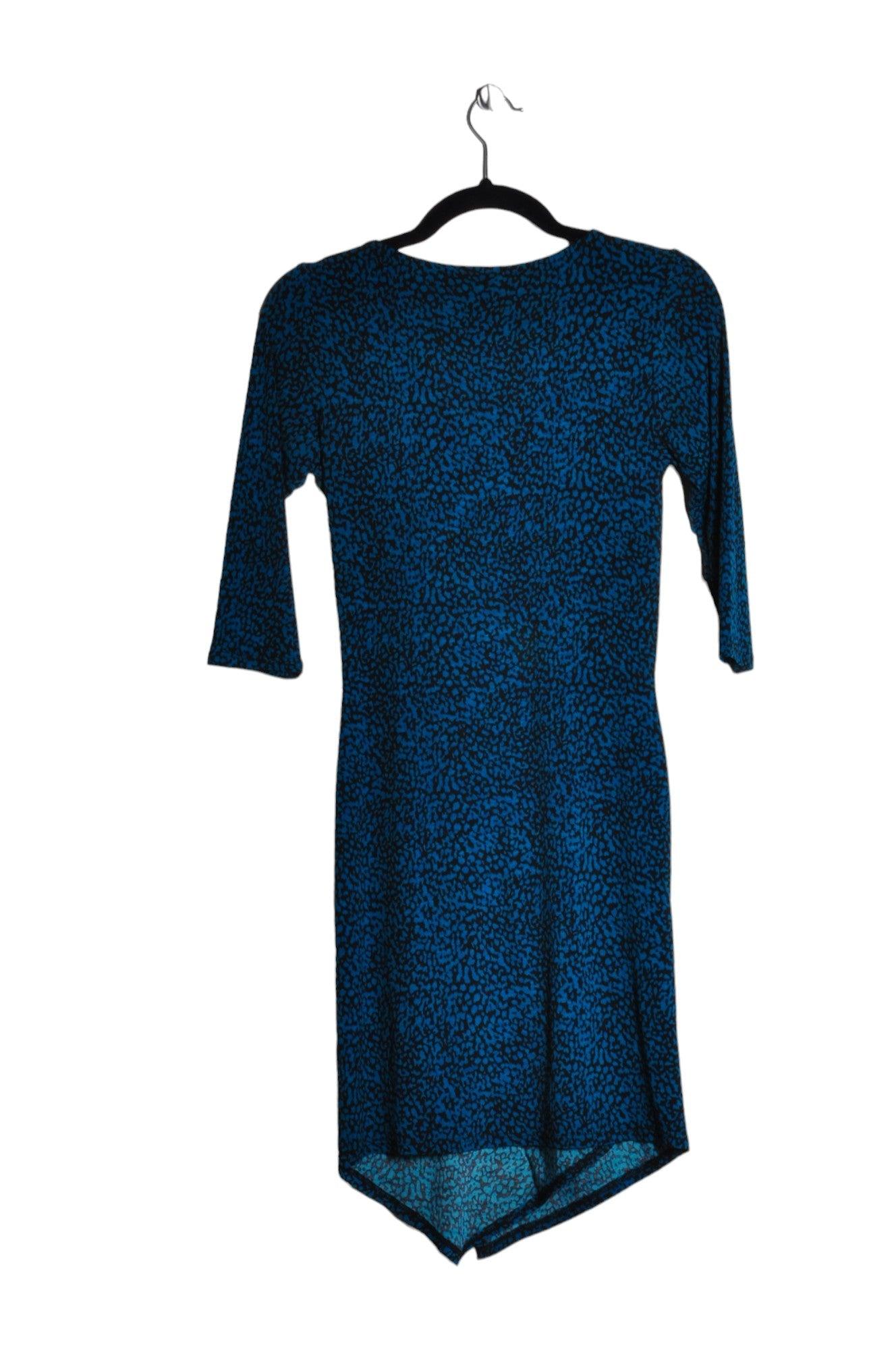 Stylish COLORI Women's Blue Regular Fit High Low Dress - Size M