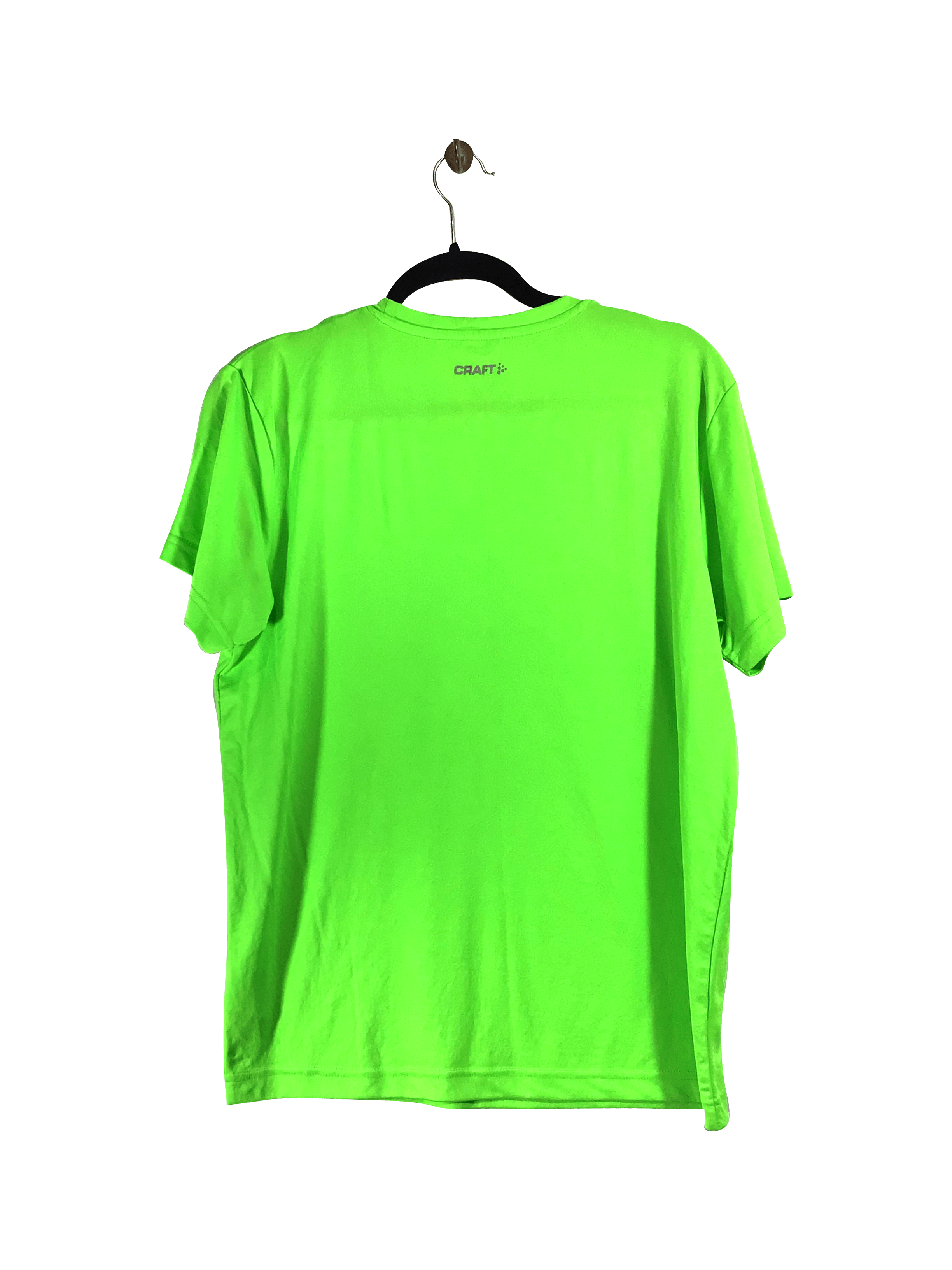 Stylish CRAFT Women's Regular-Fit Green T-Shirt - Size M
