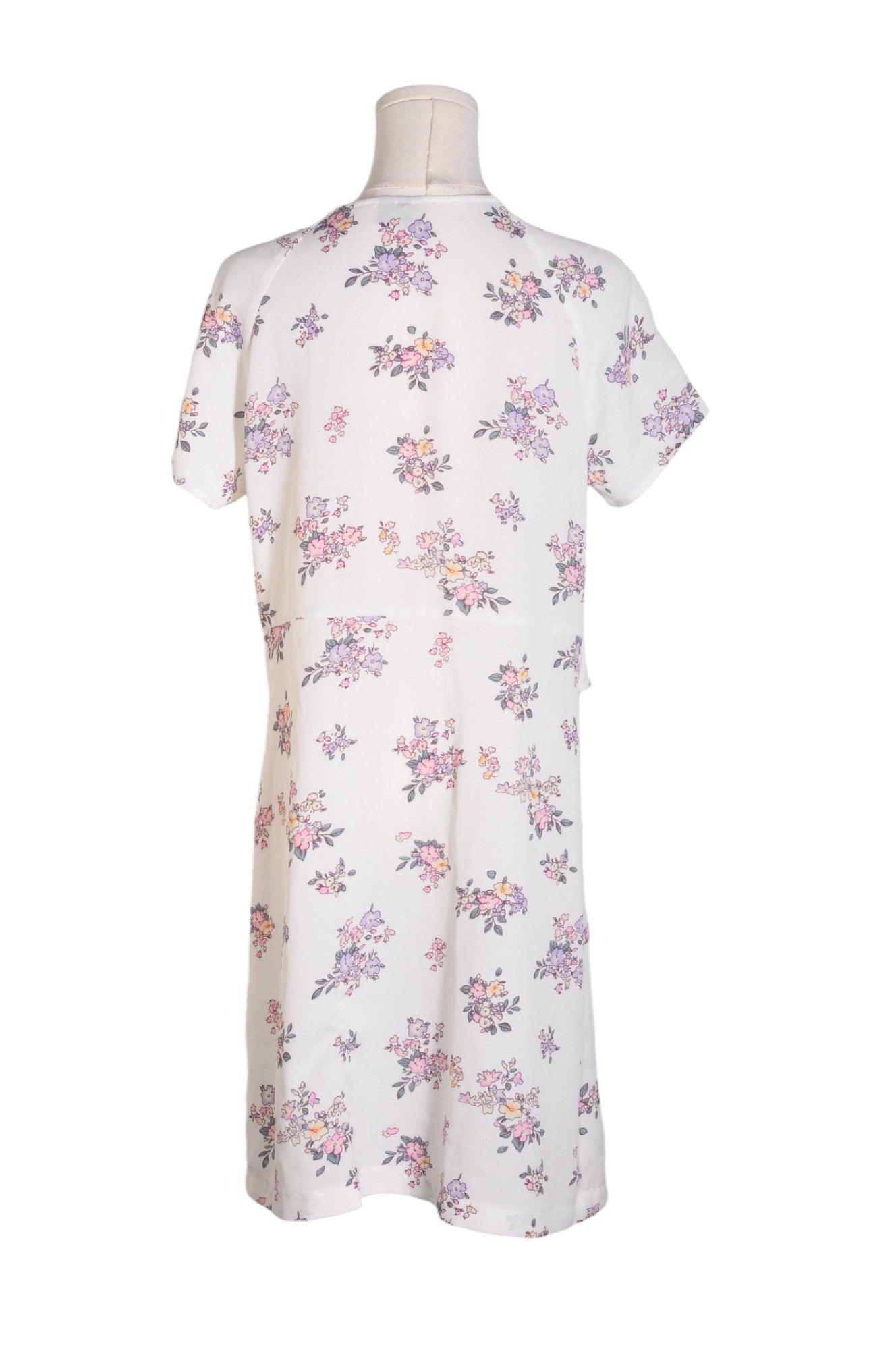 ORB LIFE Stylish Women's White Wrap Dress - Regular Fit, Size M