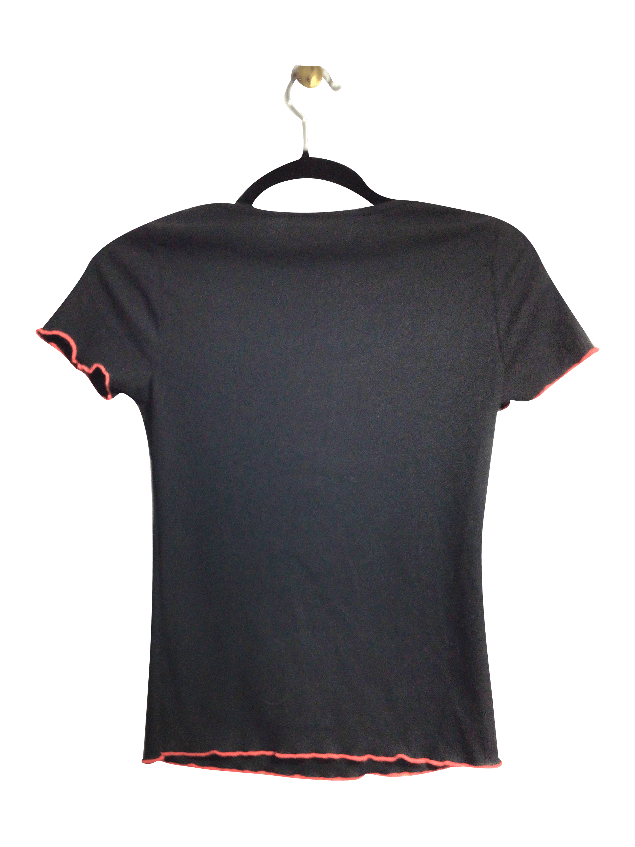 Stylish CAUTION TO THE WIND Women's Regular Fit Black Blouse - Size XS