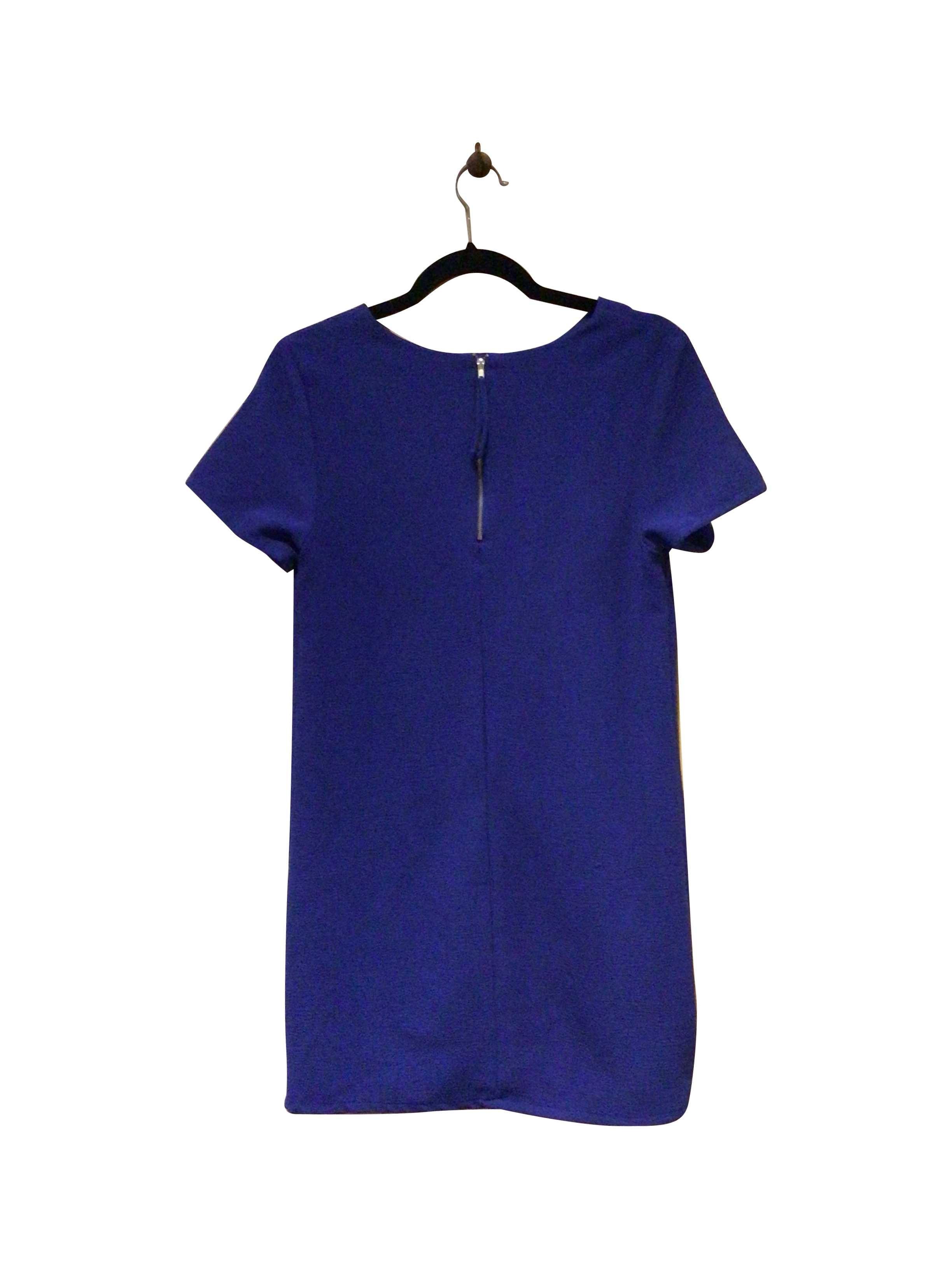 Stylish ONE CLOTHING Regular Fit Blue Midi Dress - Size M