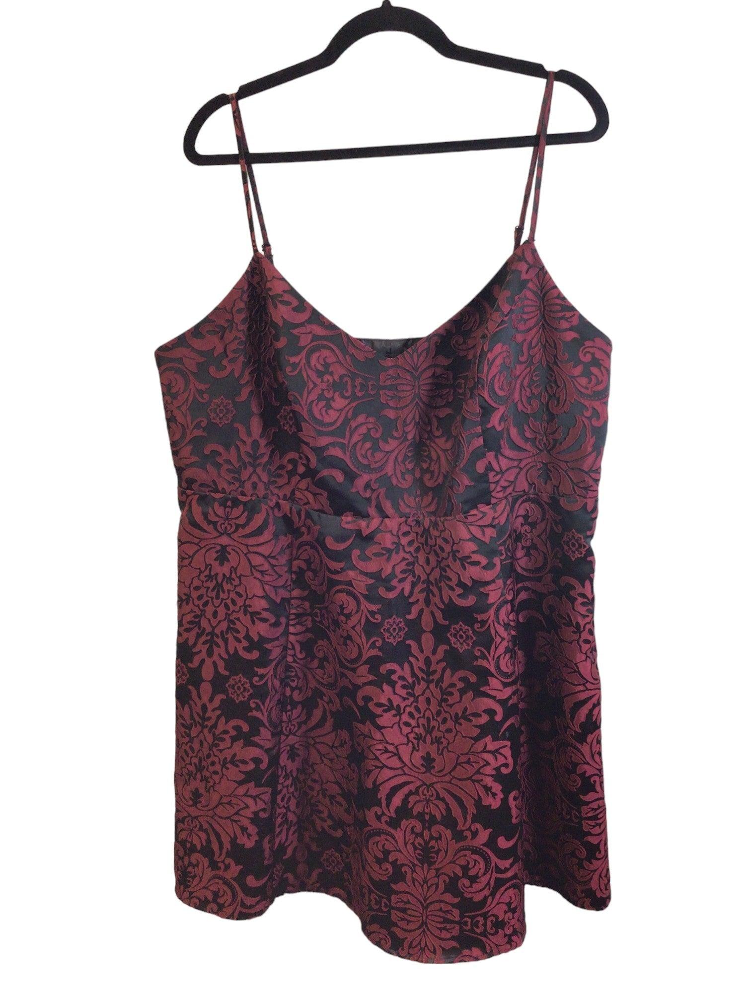 FOREVER 21 Stylish Women's Red Regular Fit 2X Mini Dress