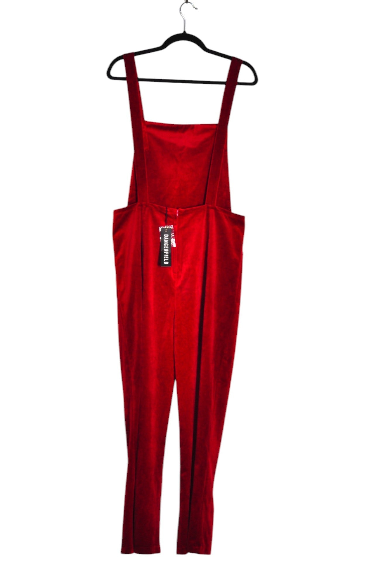 Stylish DANGERFIELD Red Regular Fit Women's Jumpsuit - Size 12