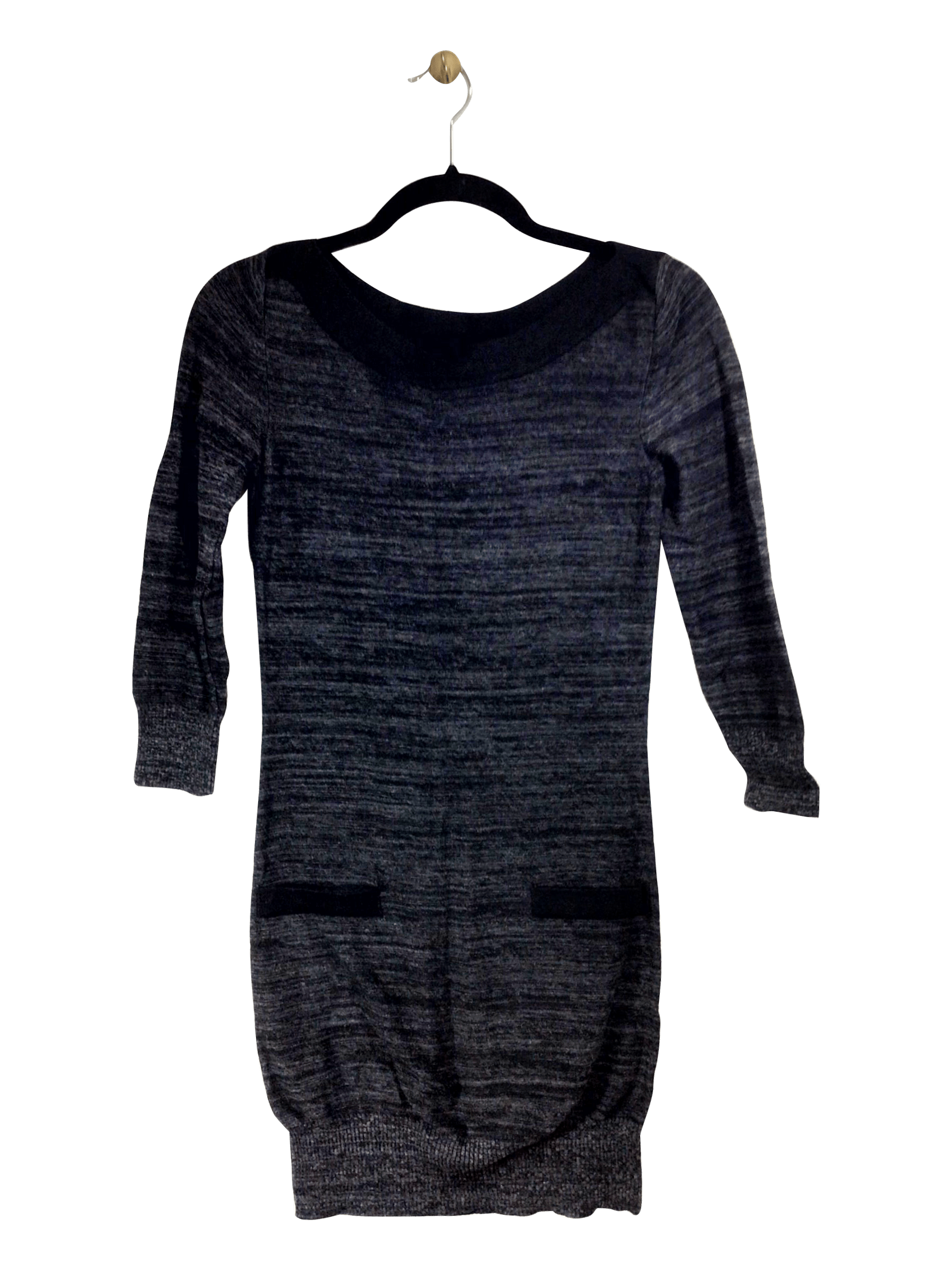 Stylish CHATEAU Gray Regular Fit Second - Hand Midi Dress - Size S