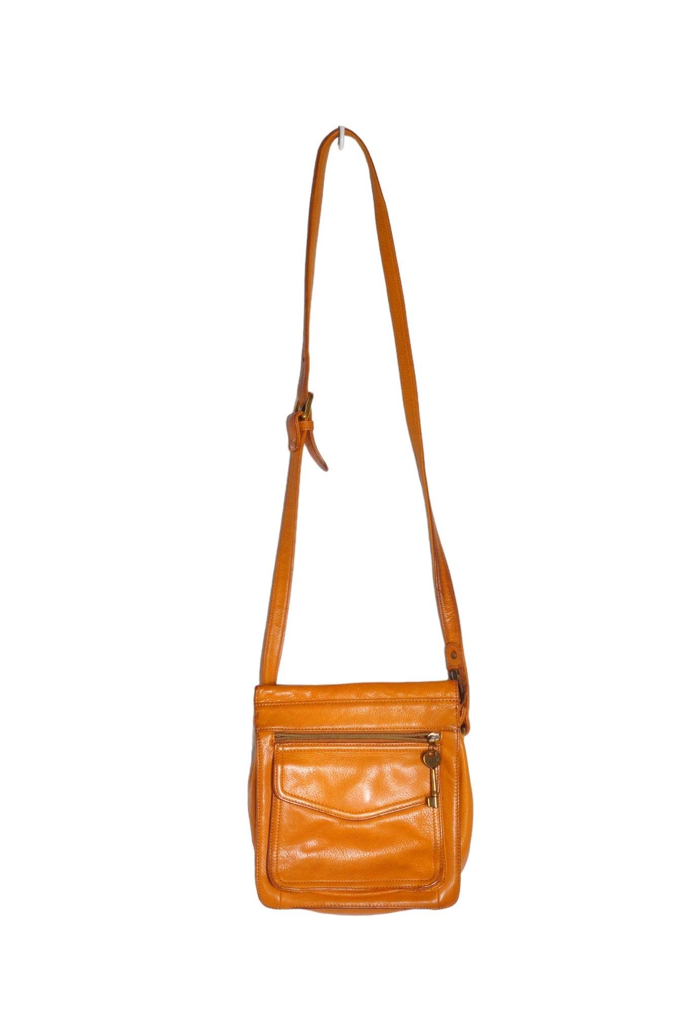 FOSSIL Stylish Second - Hand Women's Brown Regular - Fit Handbag - Size S
