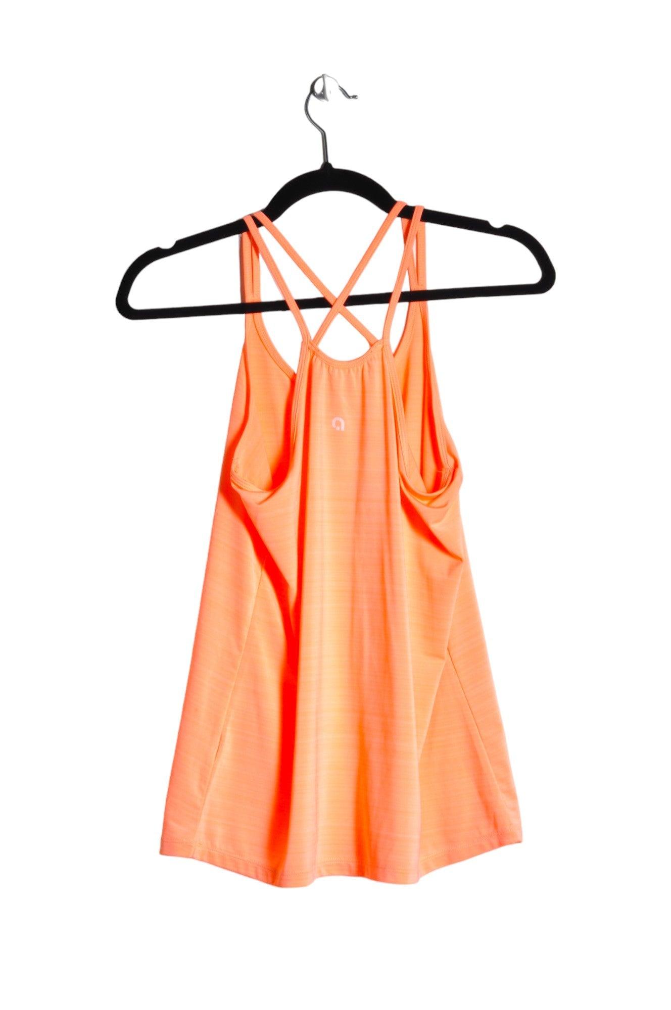 Stylish HYBA Women's Orange Regular Fit Activewear Tops - Size XS