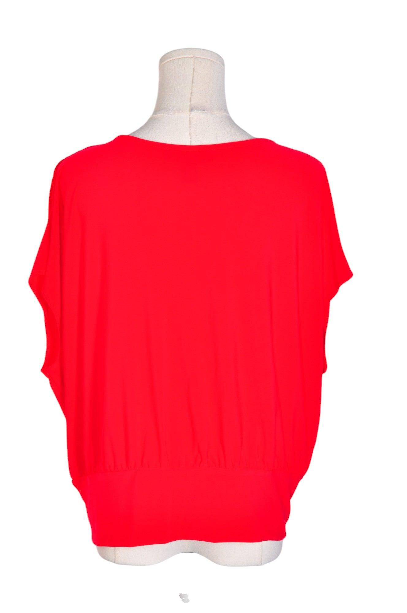 FOREVER 21 Stylish Red Regular Fit Second - Hand Women's Blouses in Size 0X