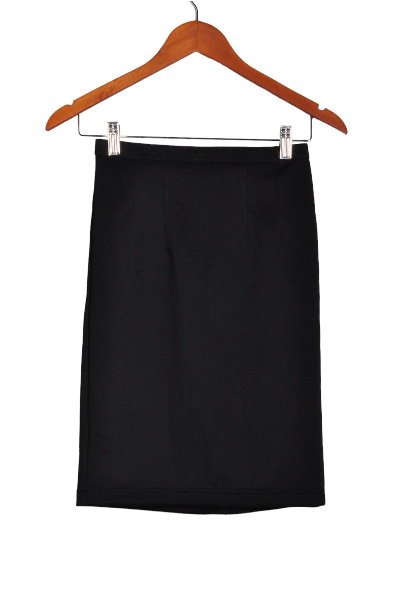 FOREVER 21 Stylish Women's Black Casual Regular-Fit Skirt in Size S
