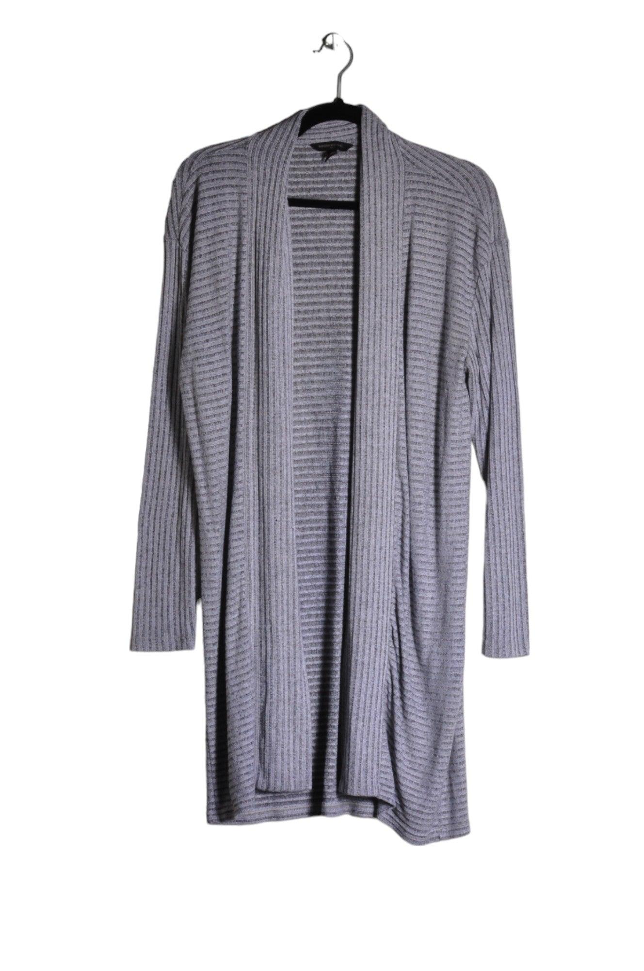 Stylish BANANA REPUBLIC Women's Gray Regular Fit Cardigans - Size S