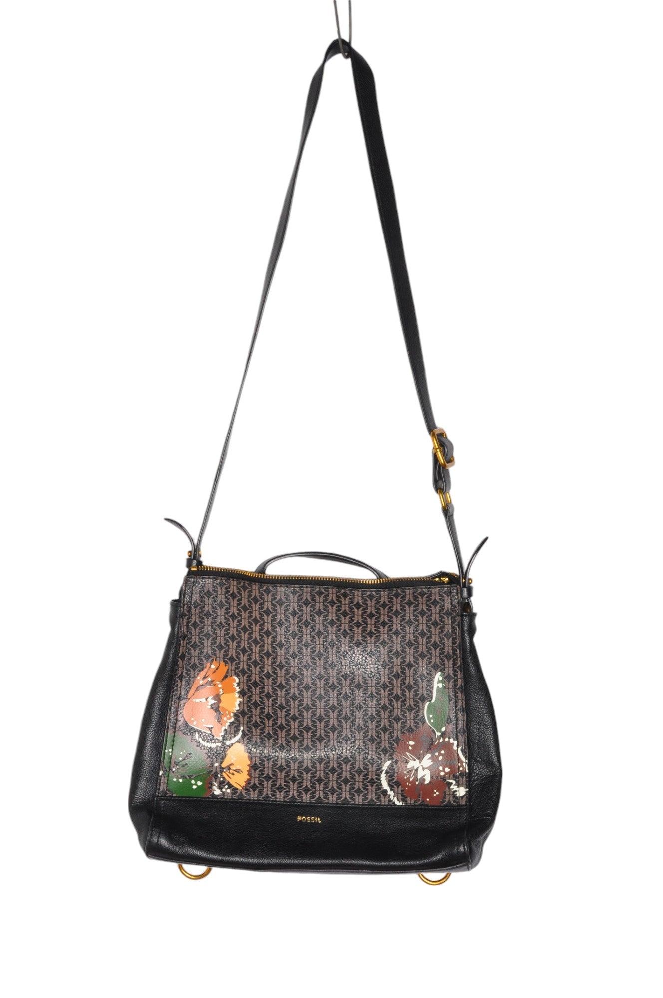 FOSSIL Stylish Second - Hand Women's Regular - Fit Black Handbag - Size S