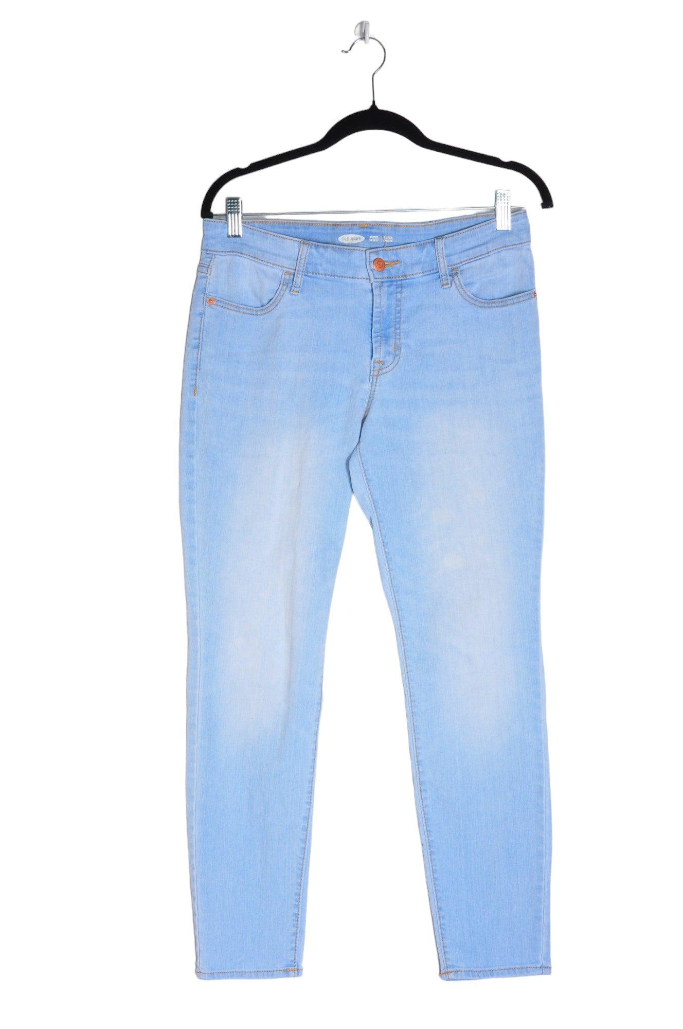 Pre - loved OLD NAVY Women's Classic Blue Regular - fit Straight - Legged Jeans Size 8