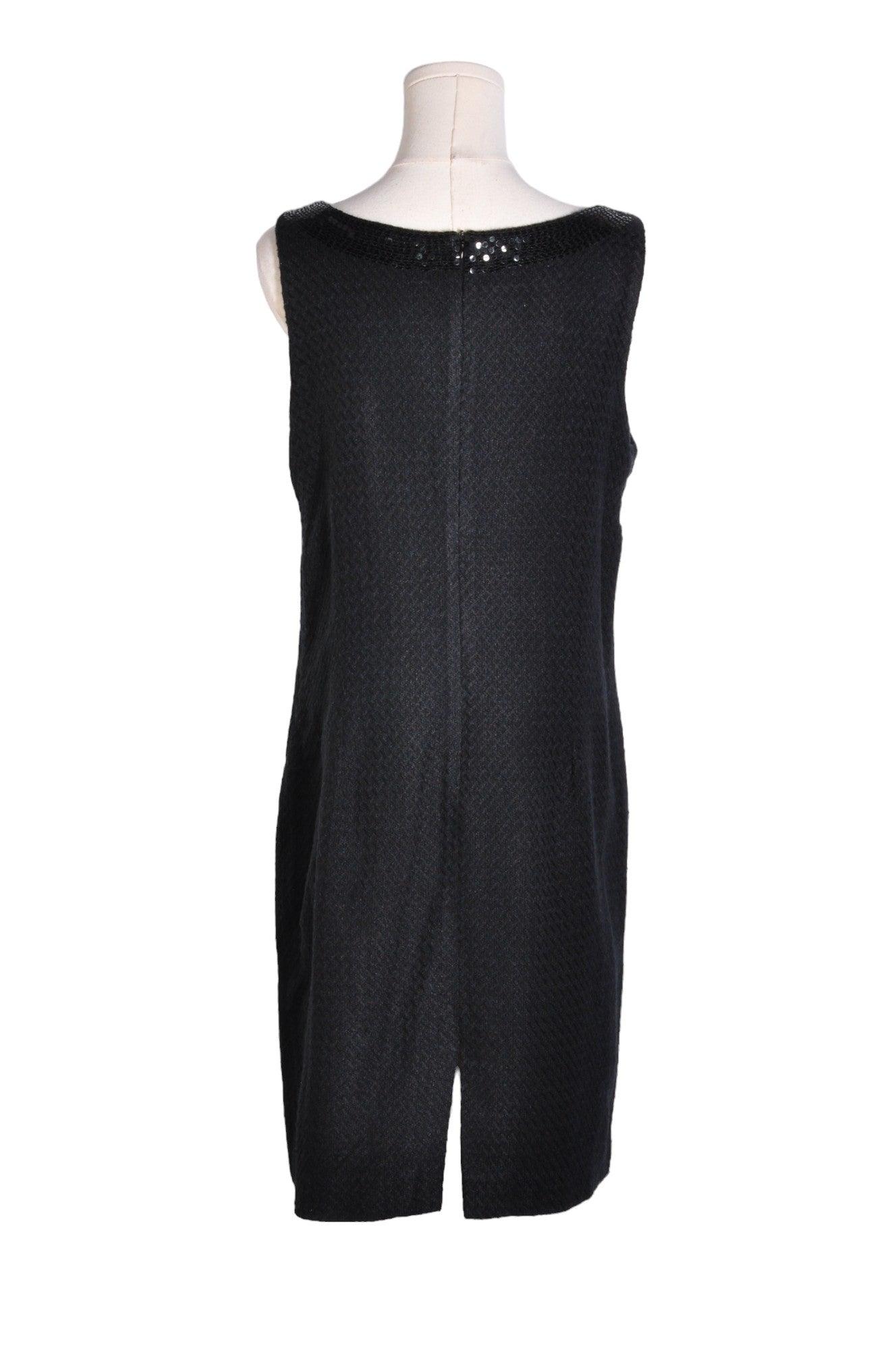 CHAPTER ONE Stylish Women's Regular-Fit Black Shift Dress - Size 14